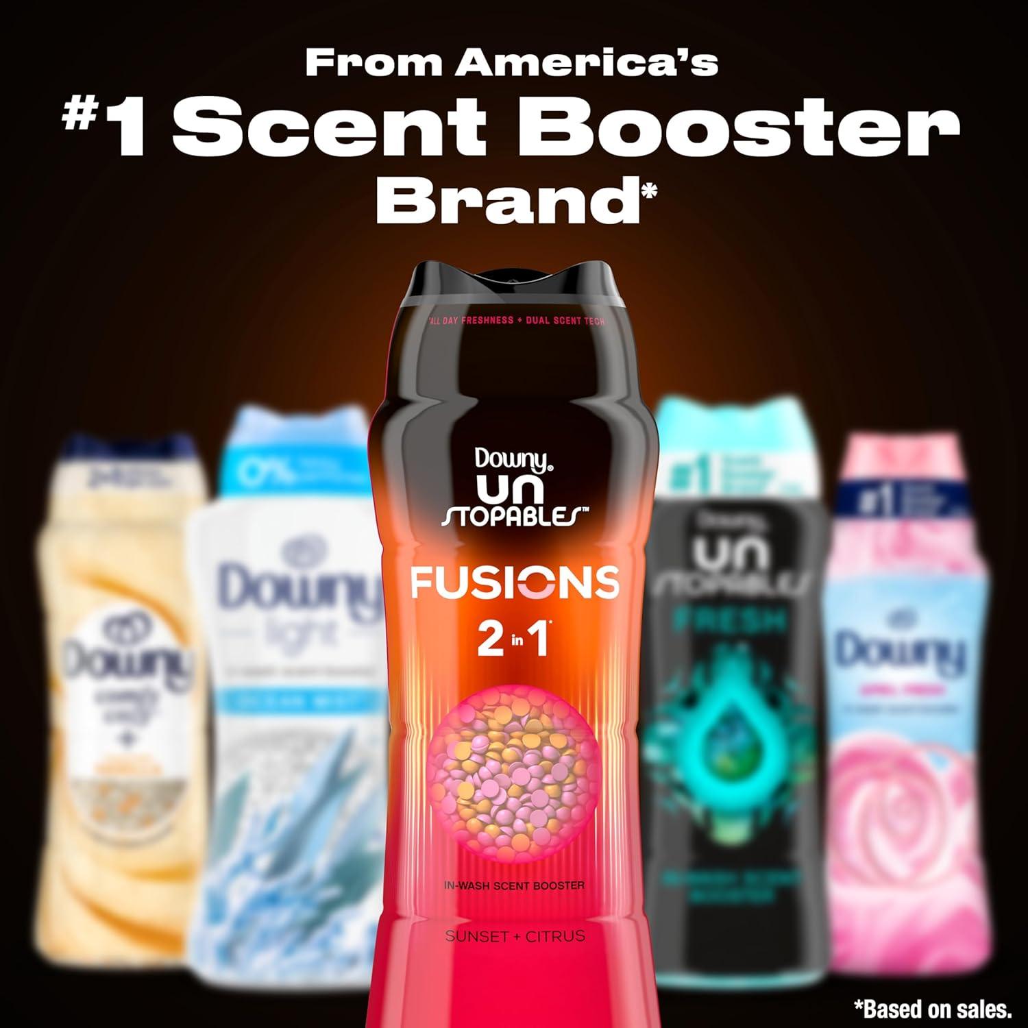 Perlas Aumentadoras de Fragancia Downy Unstopables 303 g - Atardecer y Cítricos