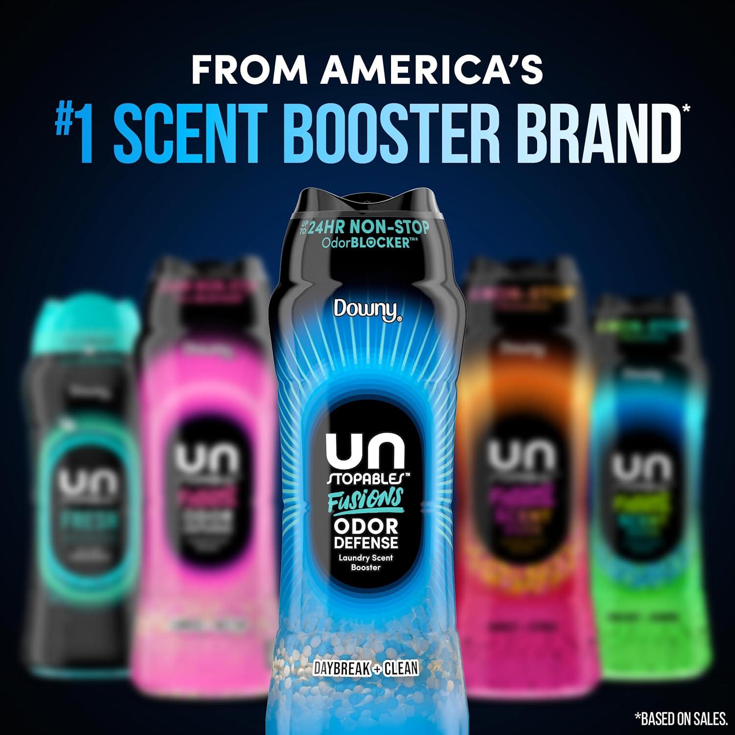 Downy Unstopables Fusions 303.5 g Aumentador de Fragancia Amanecer + Limpio