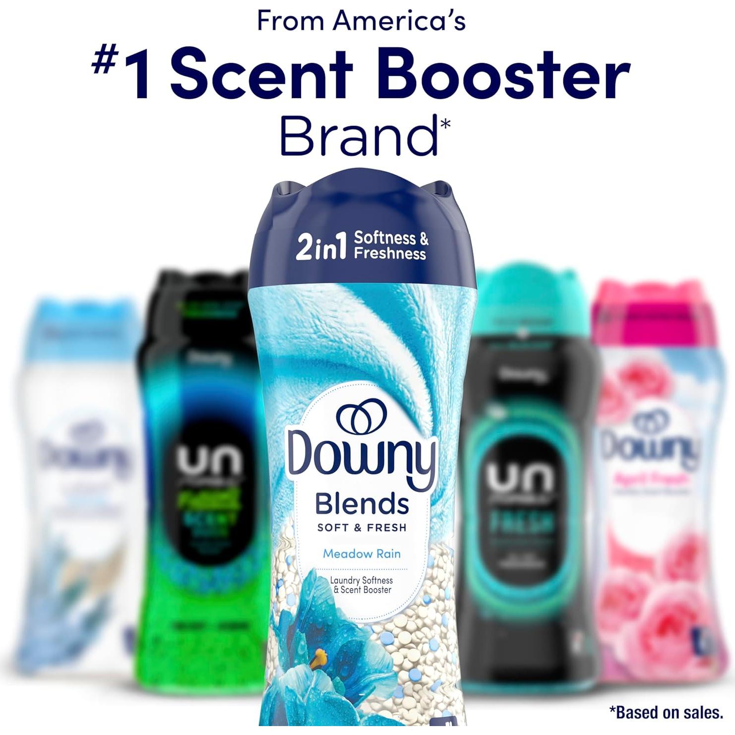 Perlas Aumentadoras de Fragancia Downy Blends 694 g Lluvia de Pradera