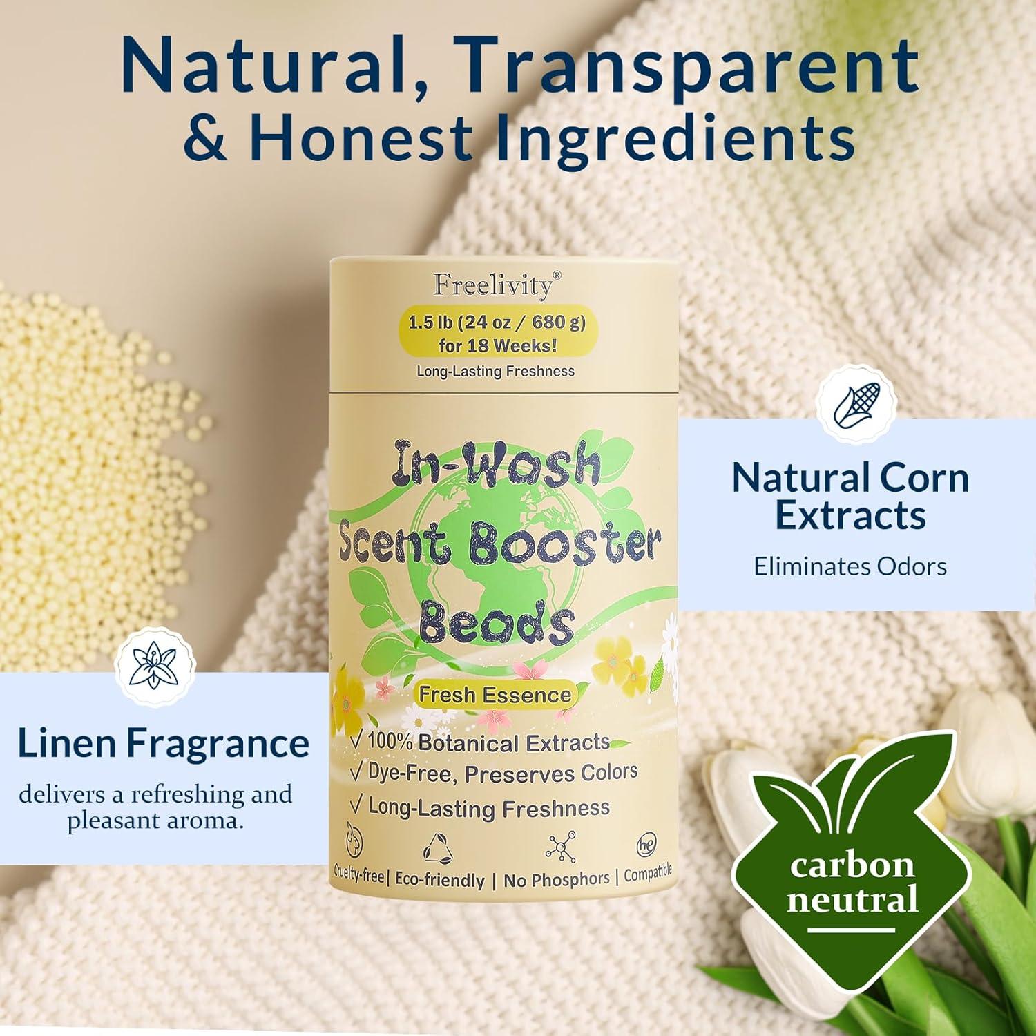 Perlas Aromáticas para Lavandería Freelivity Aroma Fresco 680 g