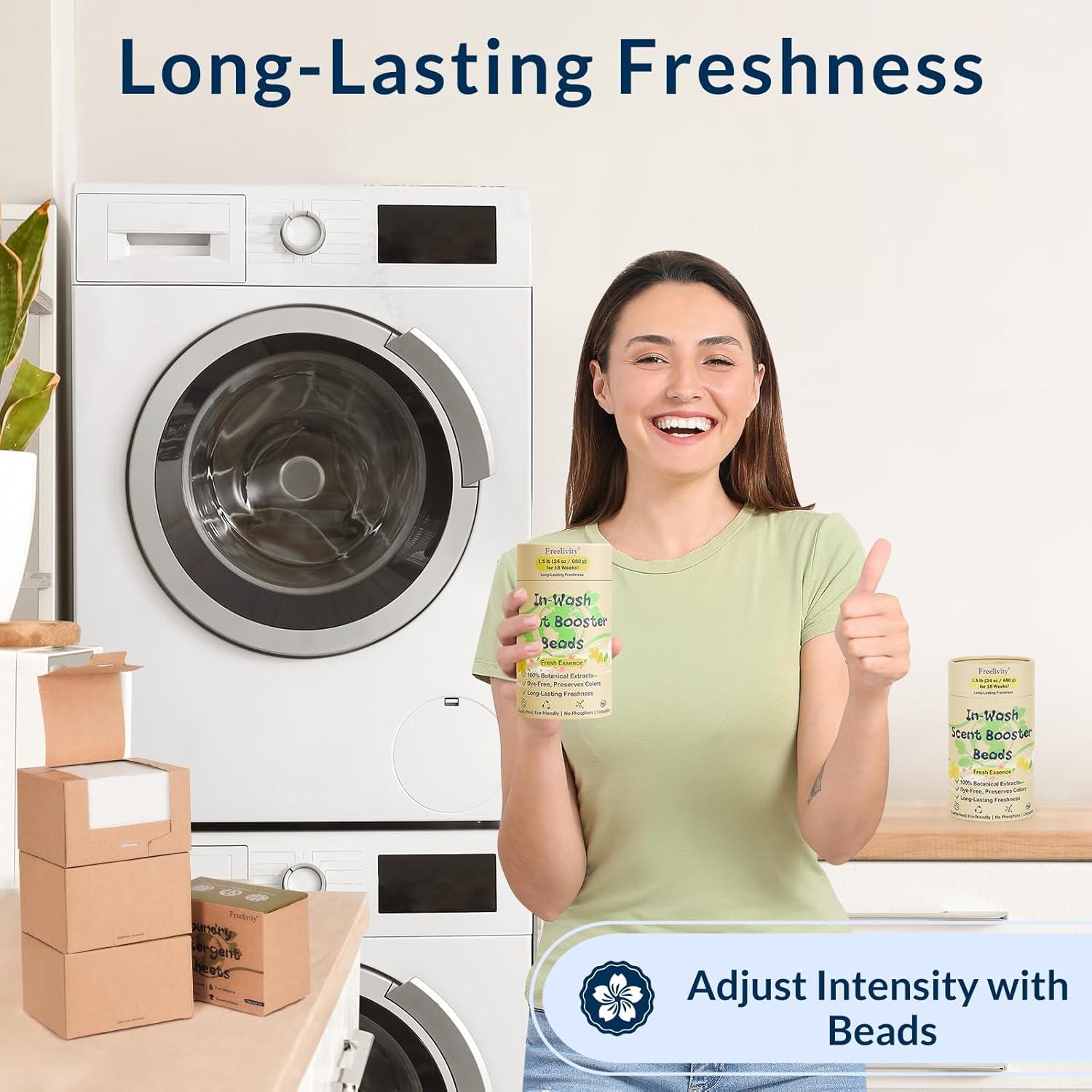 Perlas Aromáticas para Lavandería Freelivity Aroma Fresco 680 g