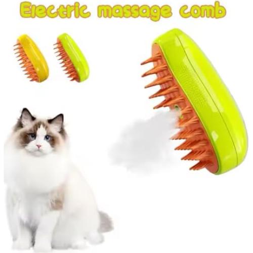 Cepillo de Vapor 3 en 1 HooBest para Gatos y Perros Verde