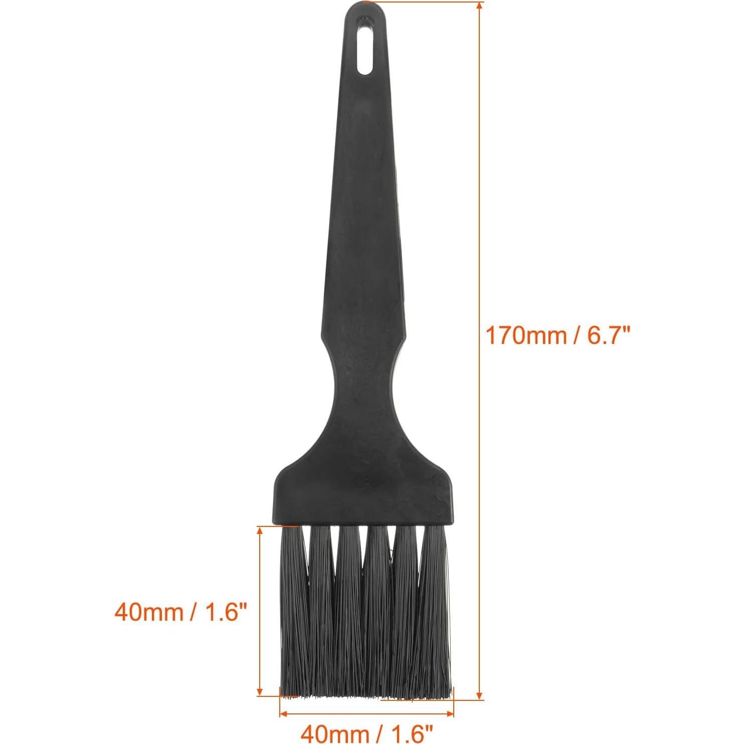 Cepillo Antiestático uxcell 4 Pcs Nylon 40x40mm para Limpieza