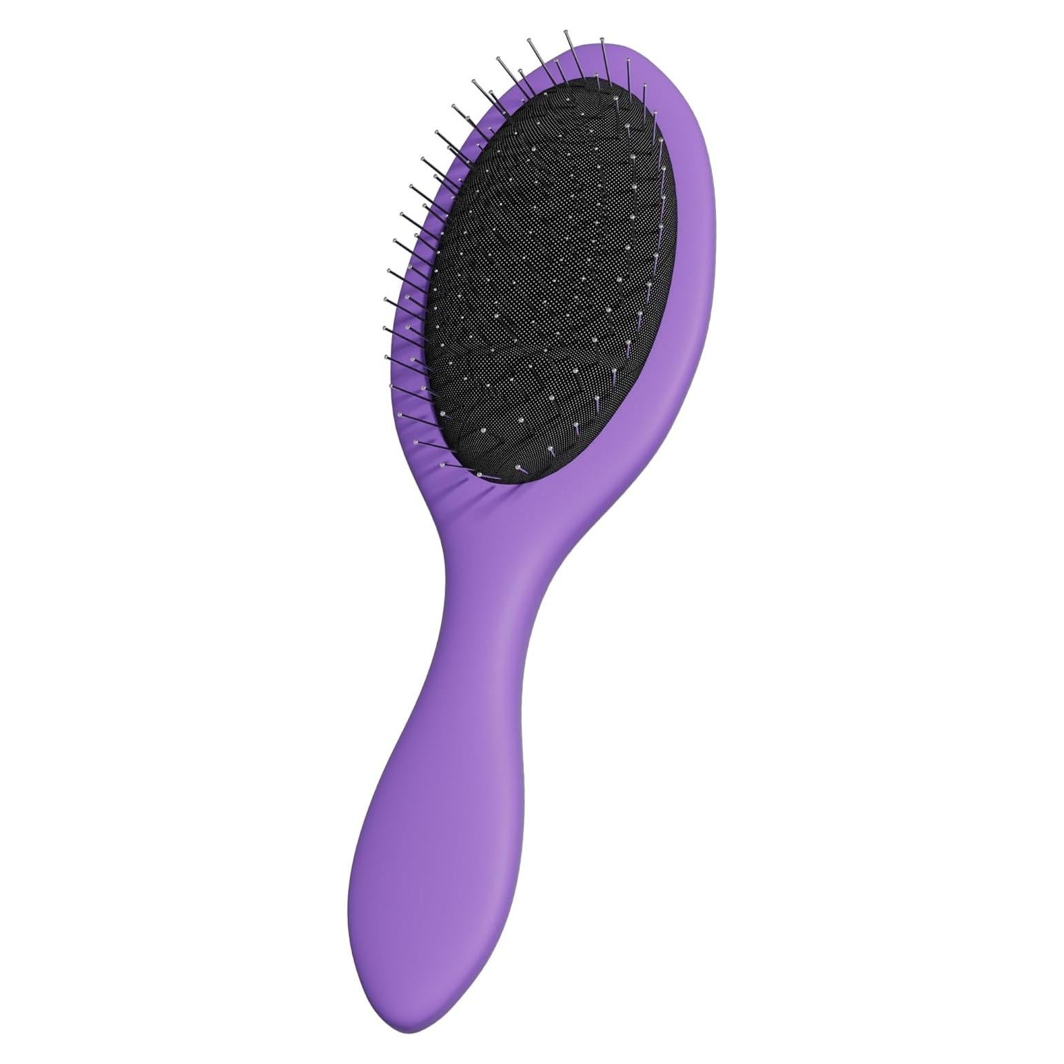 Cepillo Antiestático WeiLa Ovalado para Cabello y Pelucas - Violeta