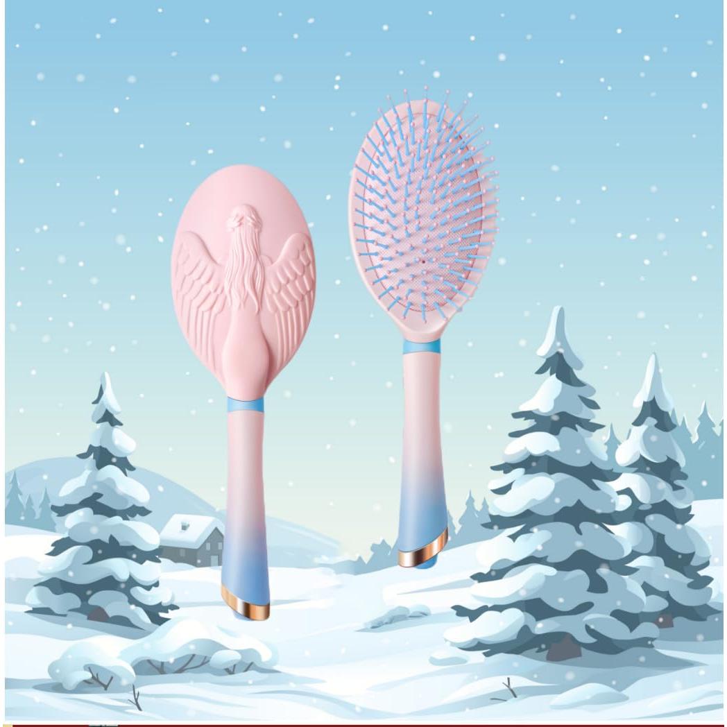 Cepillo Desenredante AORNTAE Rosa - Anti-Estático y Suave