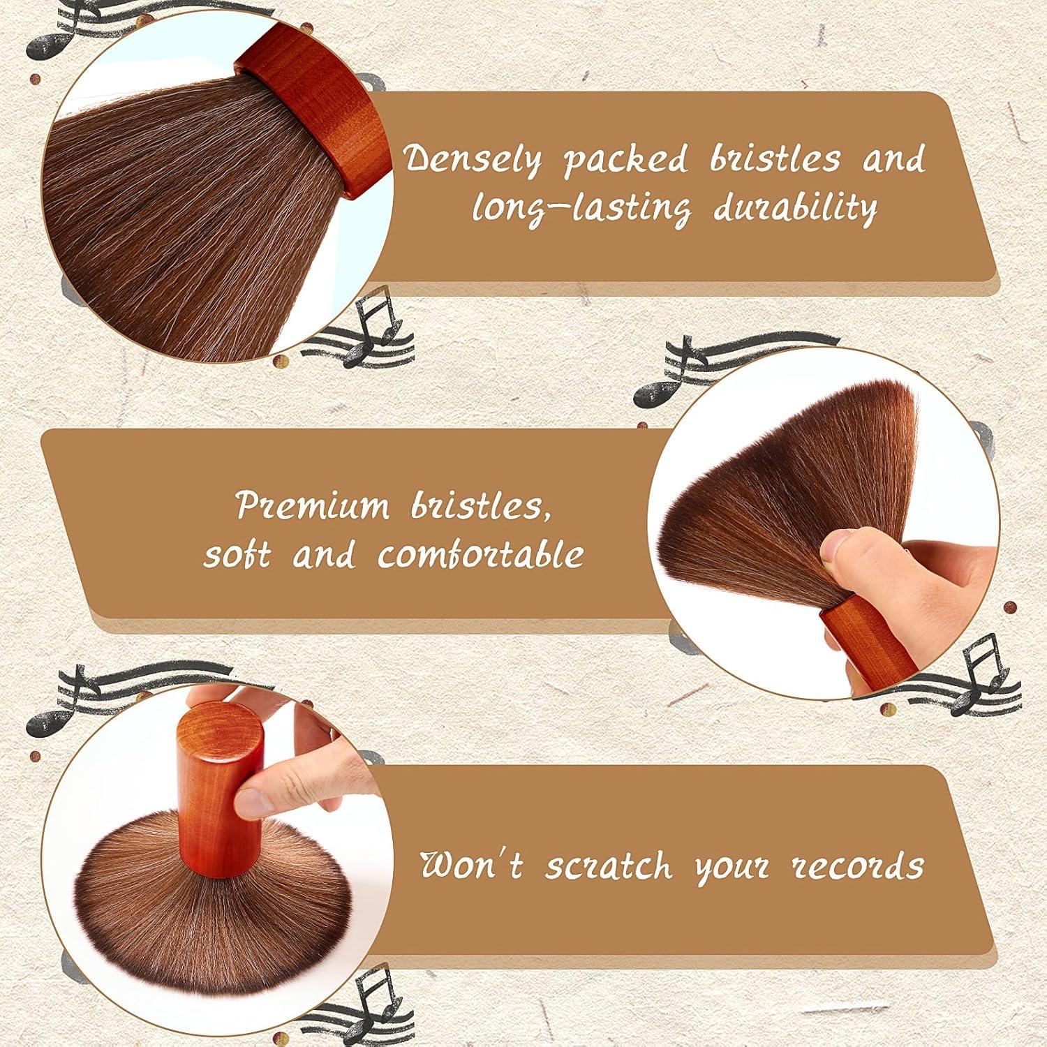 Kit de 3 Cepillos de Limpieza de Discos de Vinilo Ziliny