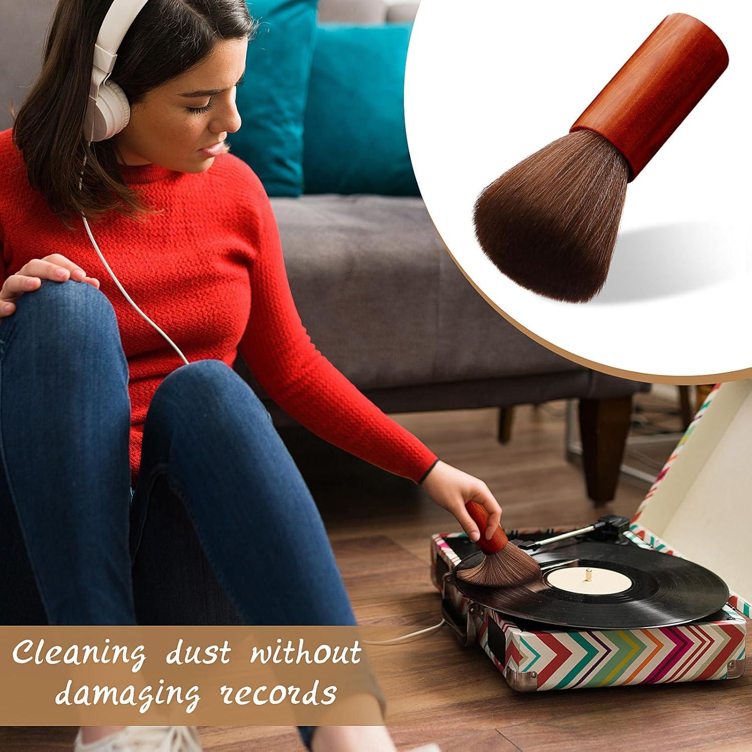 Kit de 3 Cepillos de Limpieza de Discos de Vinilo Ziliny