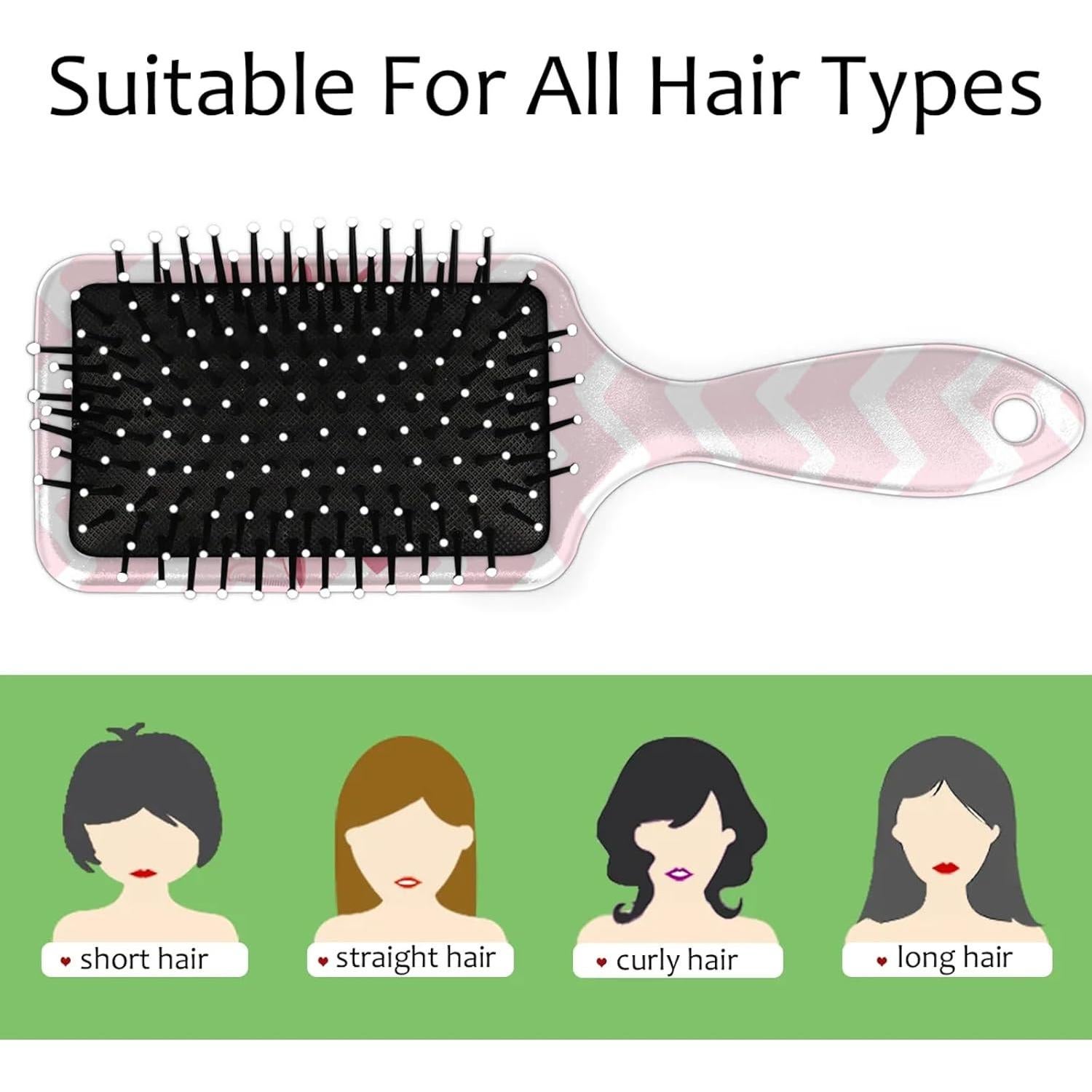 Cepillo Desenredante Rosa para Niños Eizlang - Todos los Cabellos