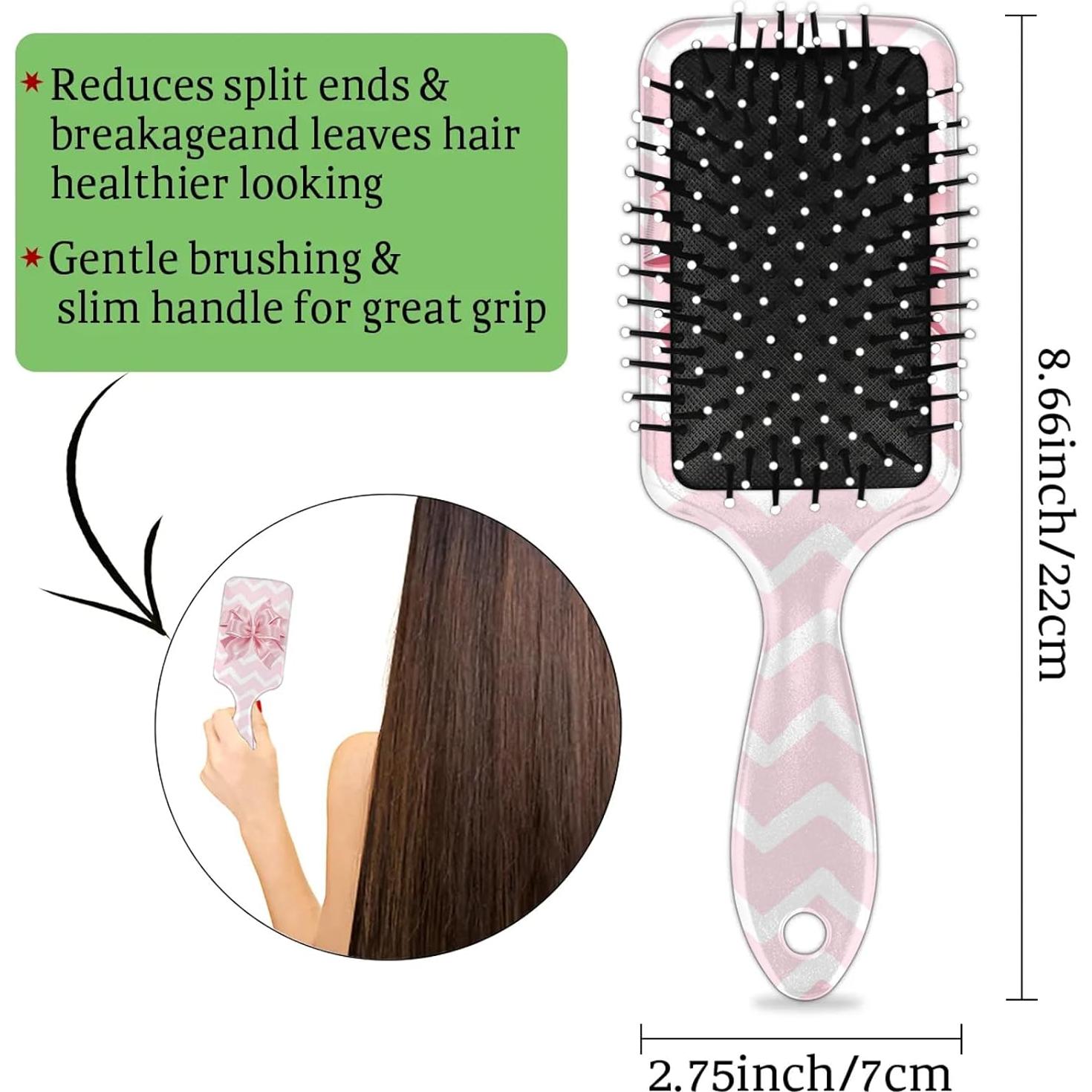 Cepillo Desenredante Rosa para Niños Eizlang - Todos los Cabellos