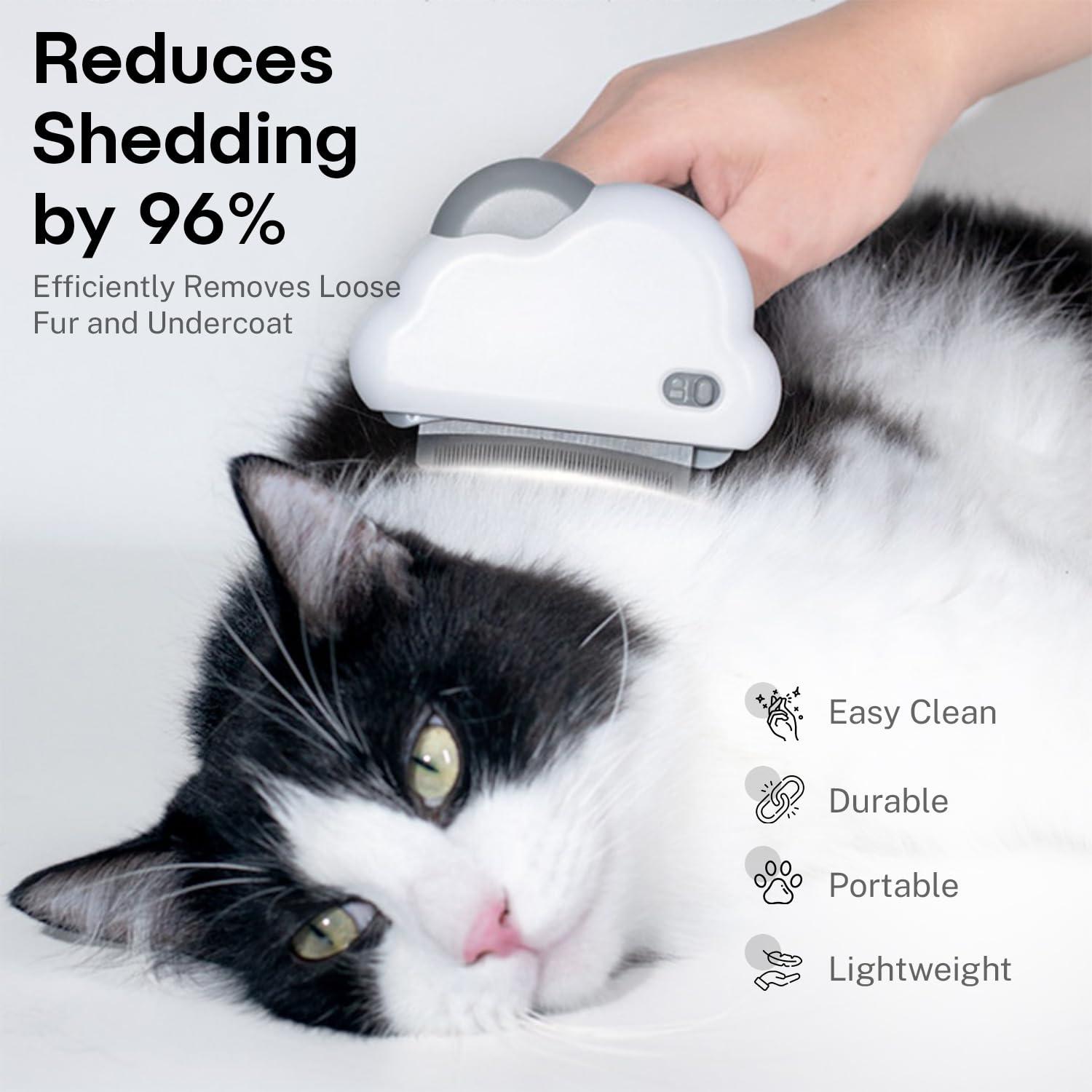 Cepillo de Aseo 3 en 1 Sinko para Gatos y Perros - Reduce Caída de Pelo