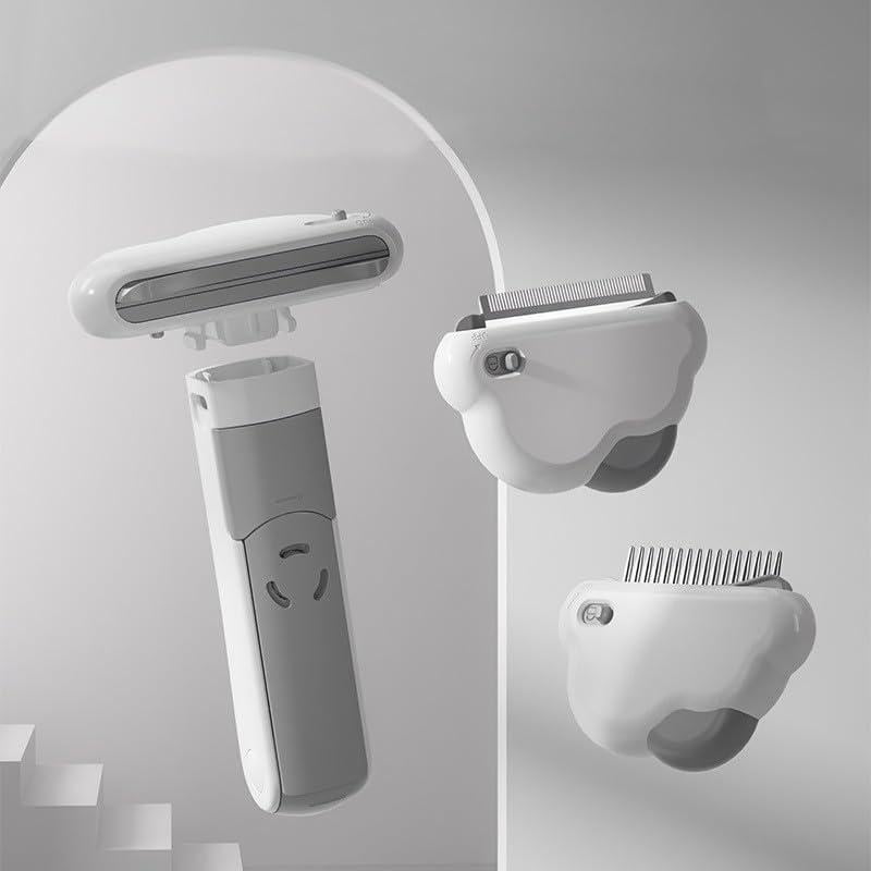 Cepillo de Aseo 3 en 1 Sinko para Gatos y Perros - Reduce Caída de Pelo