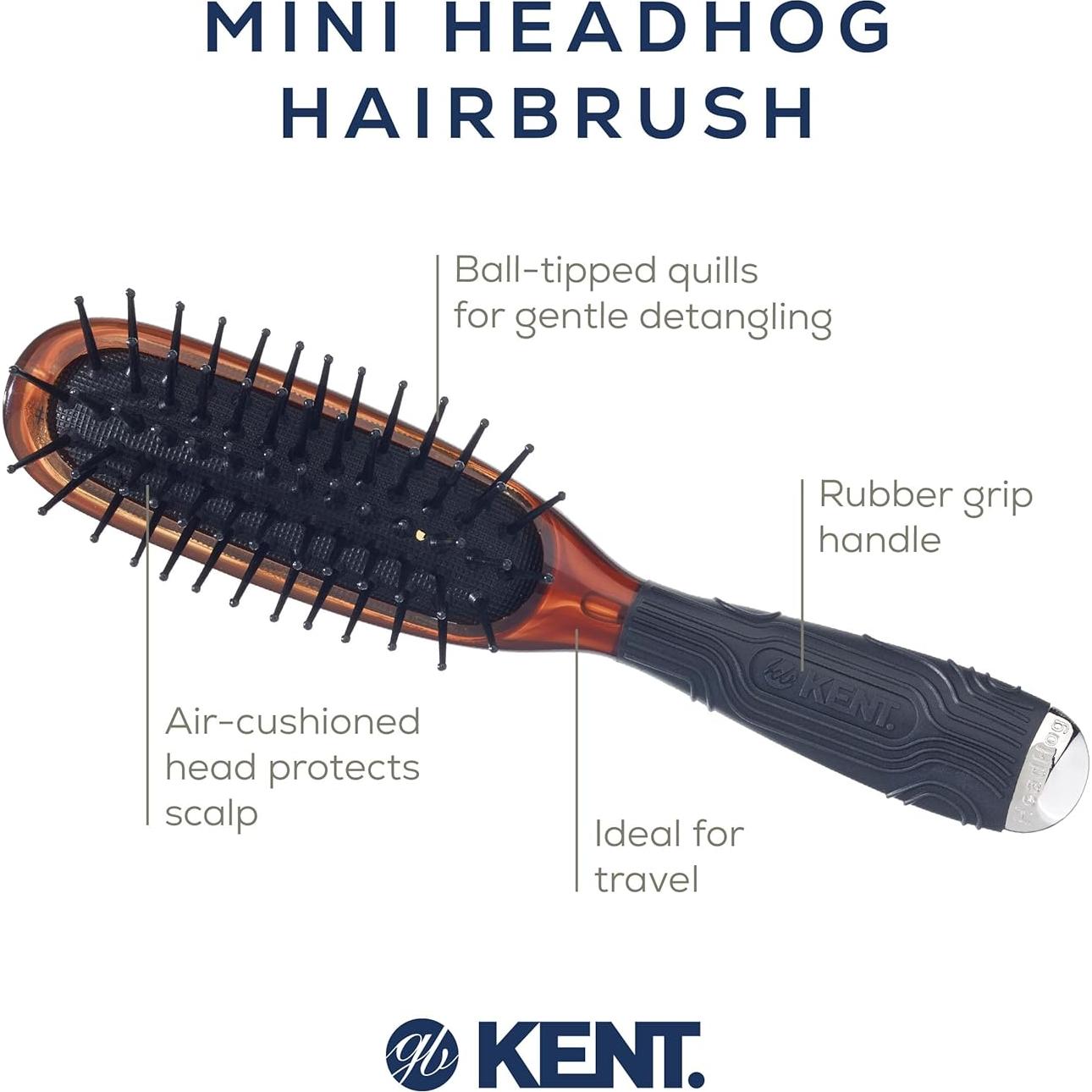 Cepillo Desenredante Kent MiniHog 17.78 cm para Viaje