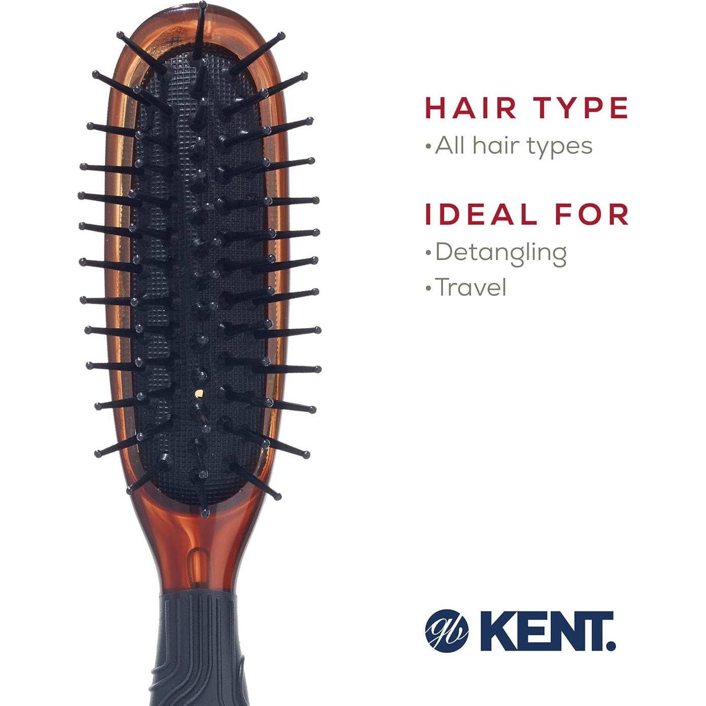 Cepillo Desenredante Kent MiniHog 17.78 cm para Viaje