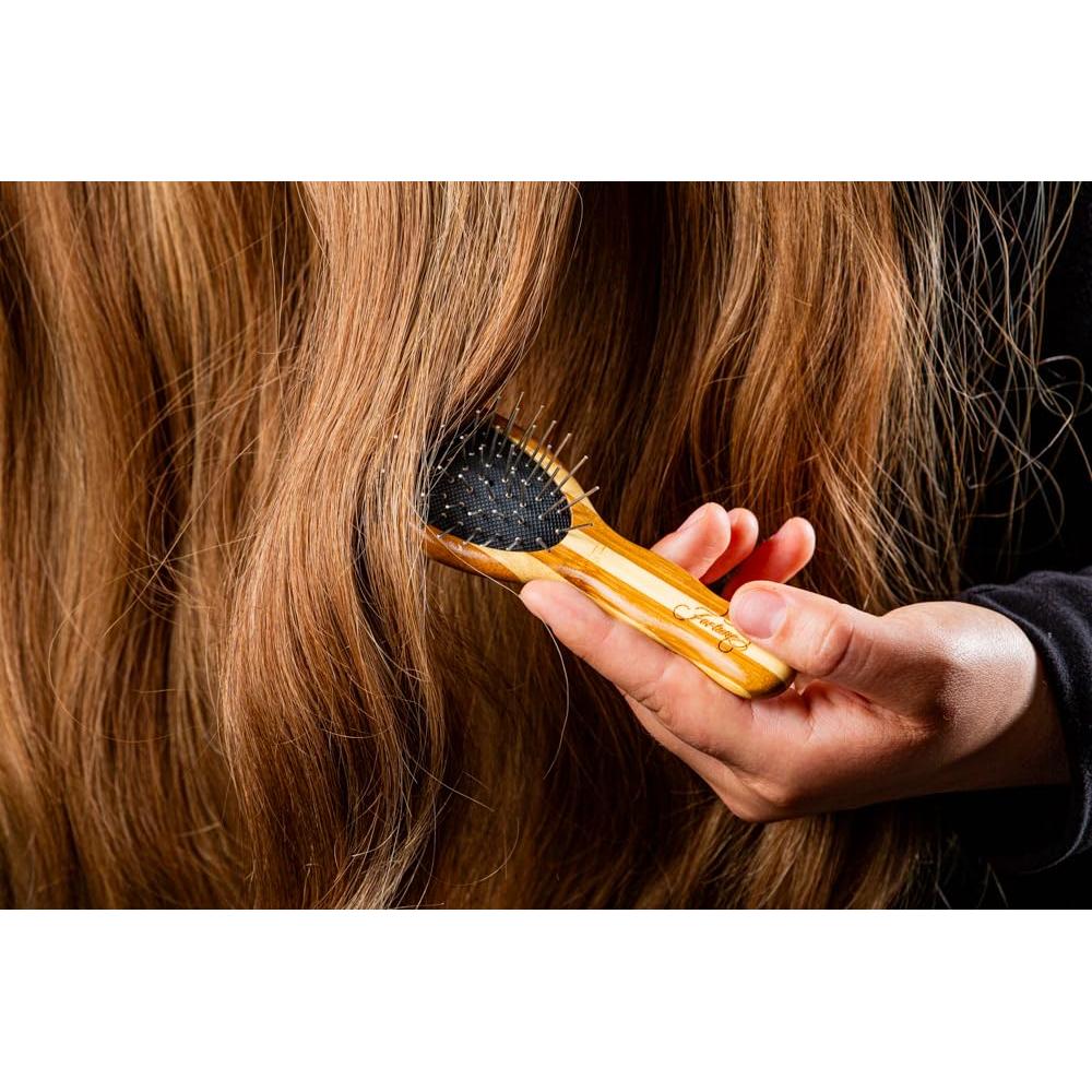 Cepillo Profesional para Pelucas Fortune Wigs - Ecológico, Antiestático, Tamaño Mini