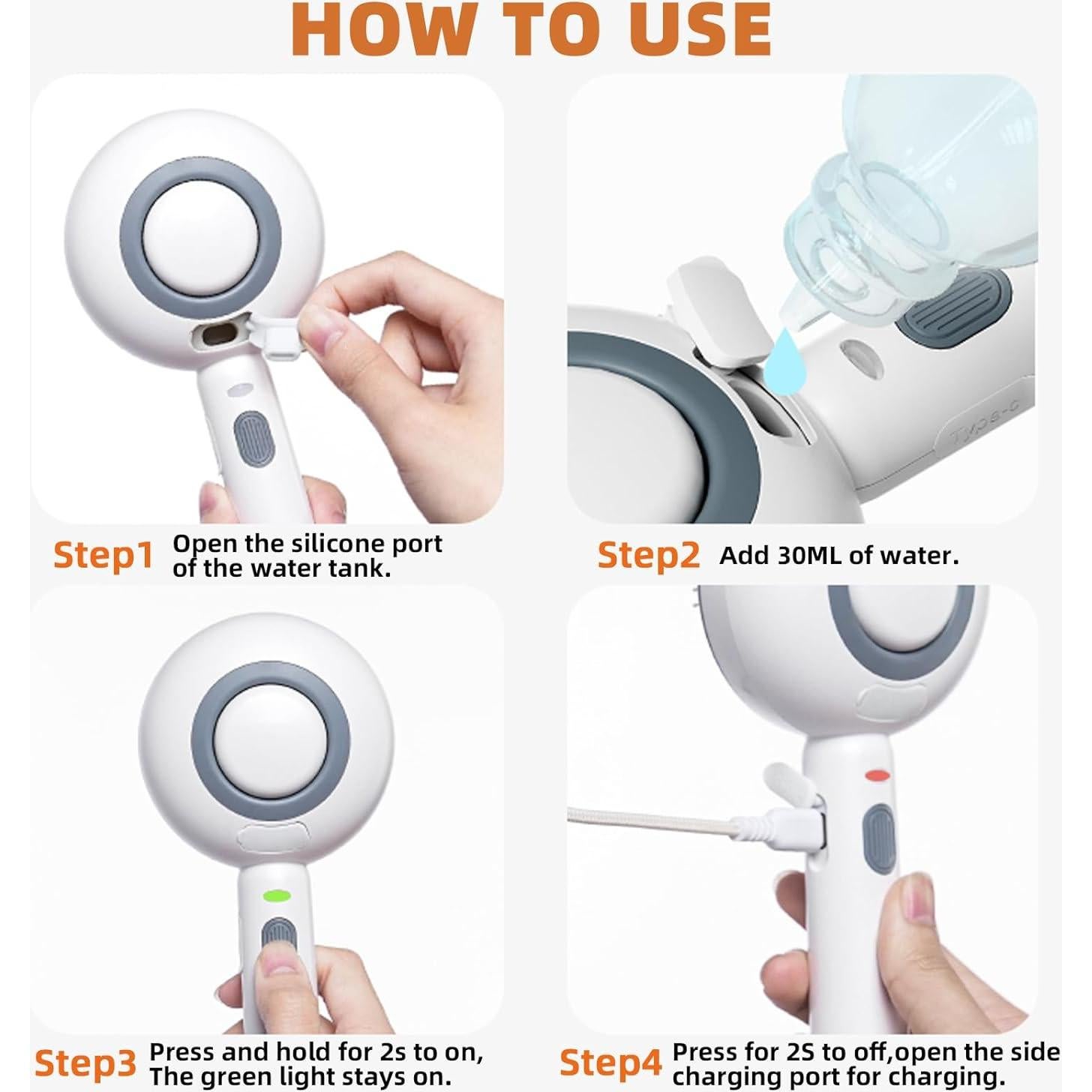 Cepillo de Aseo para Mascotas Budow 3 en 1 con Vapor