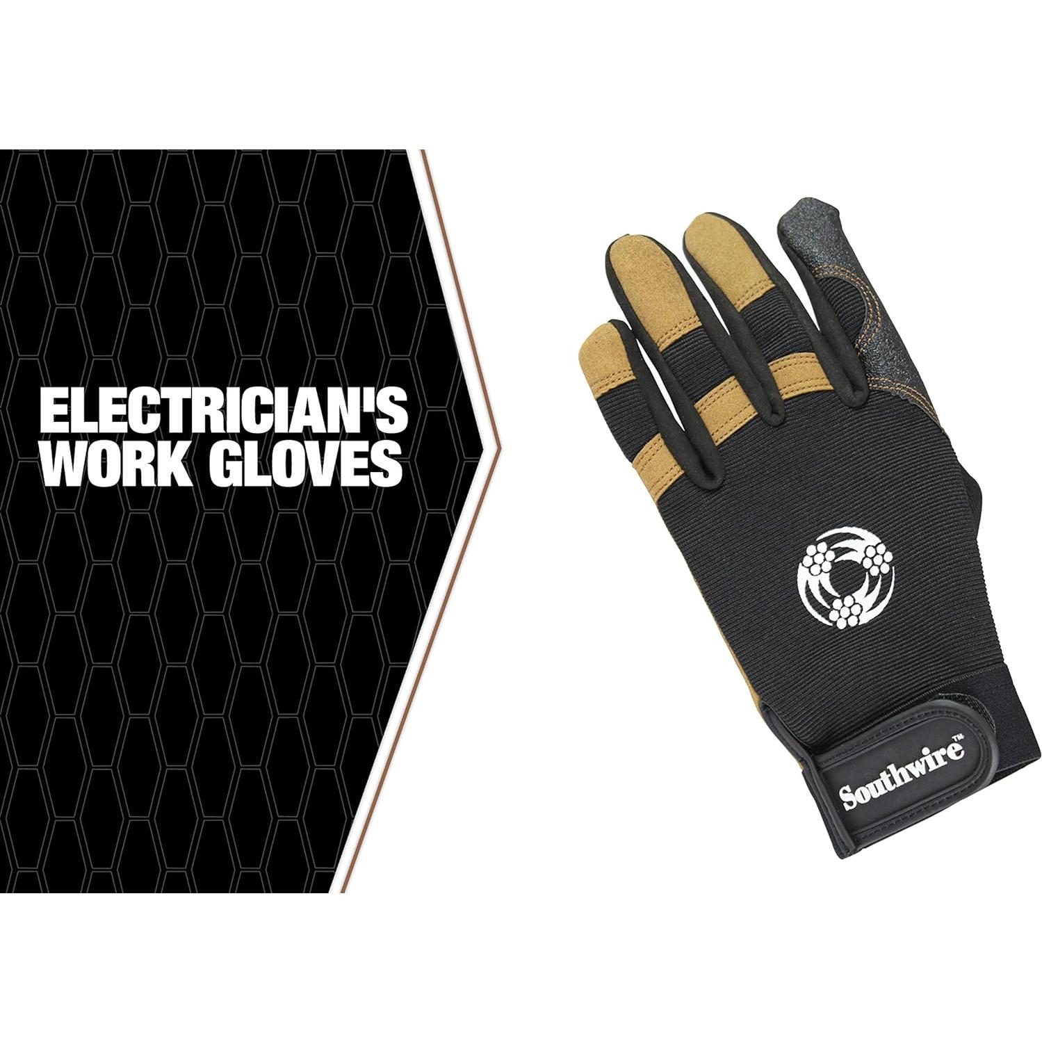 Guantes de Trabajo para Electricistas Southwire GLOVE1L - Paquete de 2