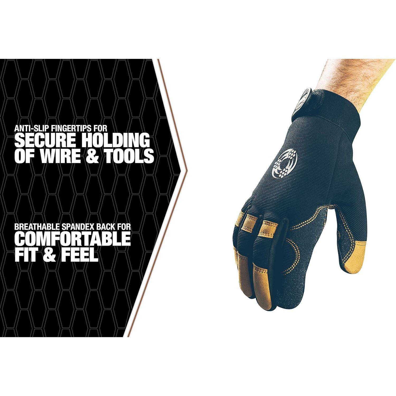 Guantes de Trabajo para Electricistas Southwire GLOVE1L - Paquete de 2