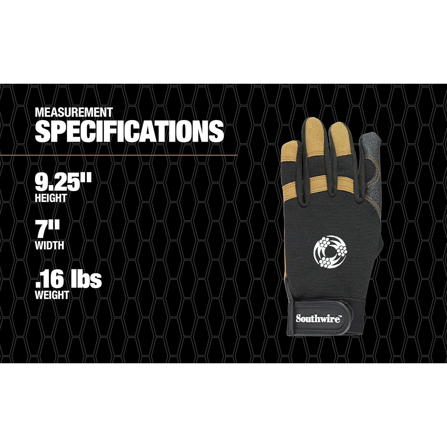 Guantes de Trabajo para Electricistas Southwire GLOVE1L - Paquete de 2