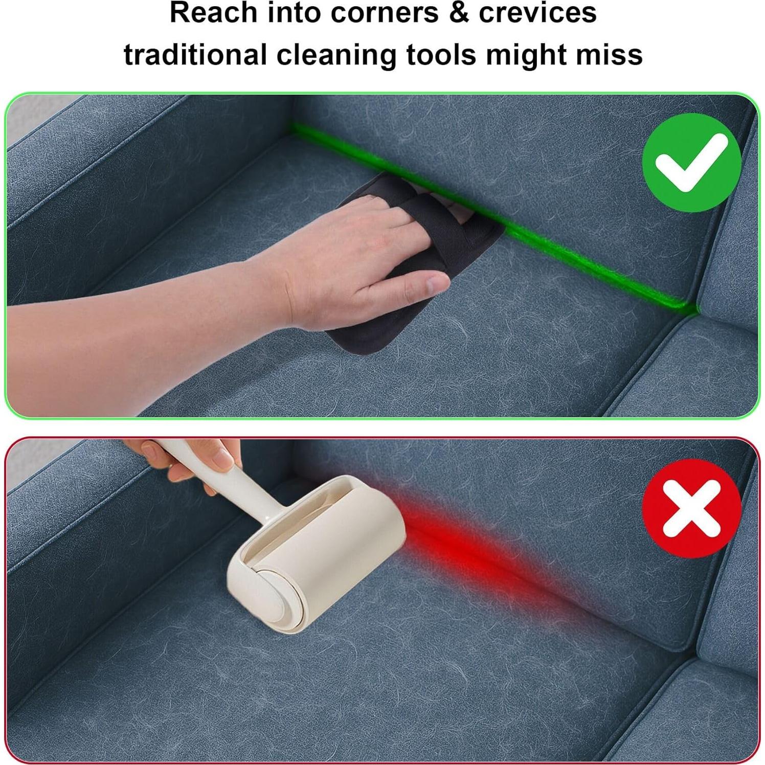 Guantes Electrostáticos AOJEE para Eliminación de Pelo de Mascota 17x13cm