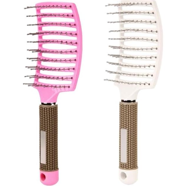 Cepillo de Pelo Curvado AISIBO 26cm Anti Frizz 2PCS
