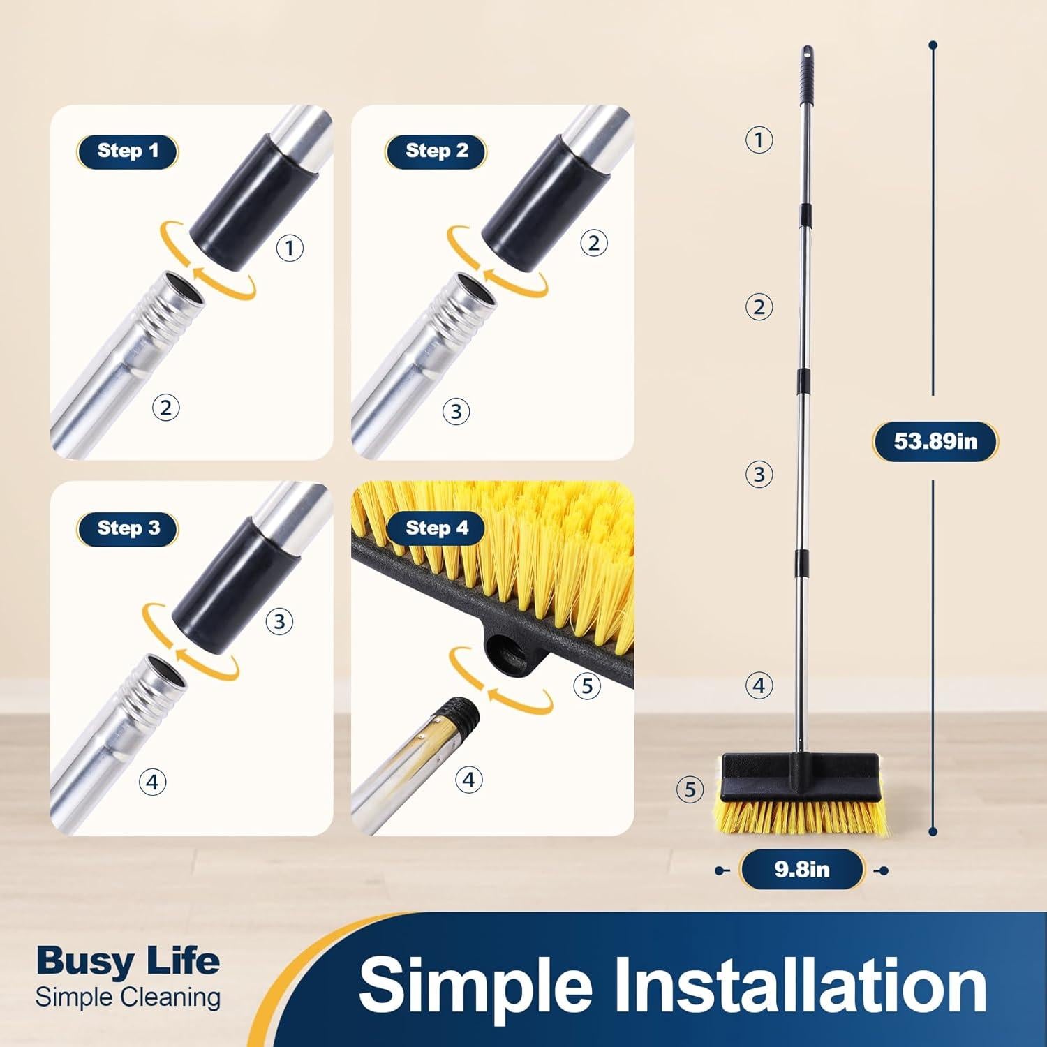 Cepillo de Deck Yocada WGDB01 con Mango Extensible 136.66 cm