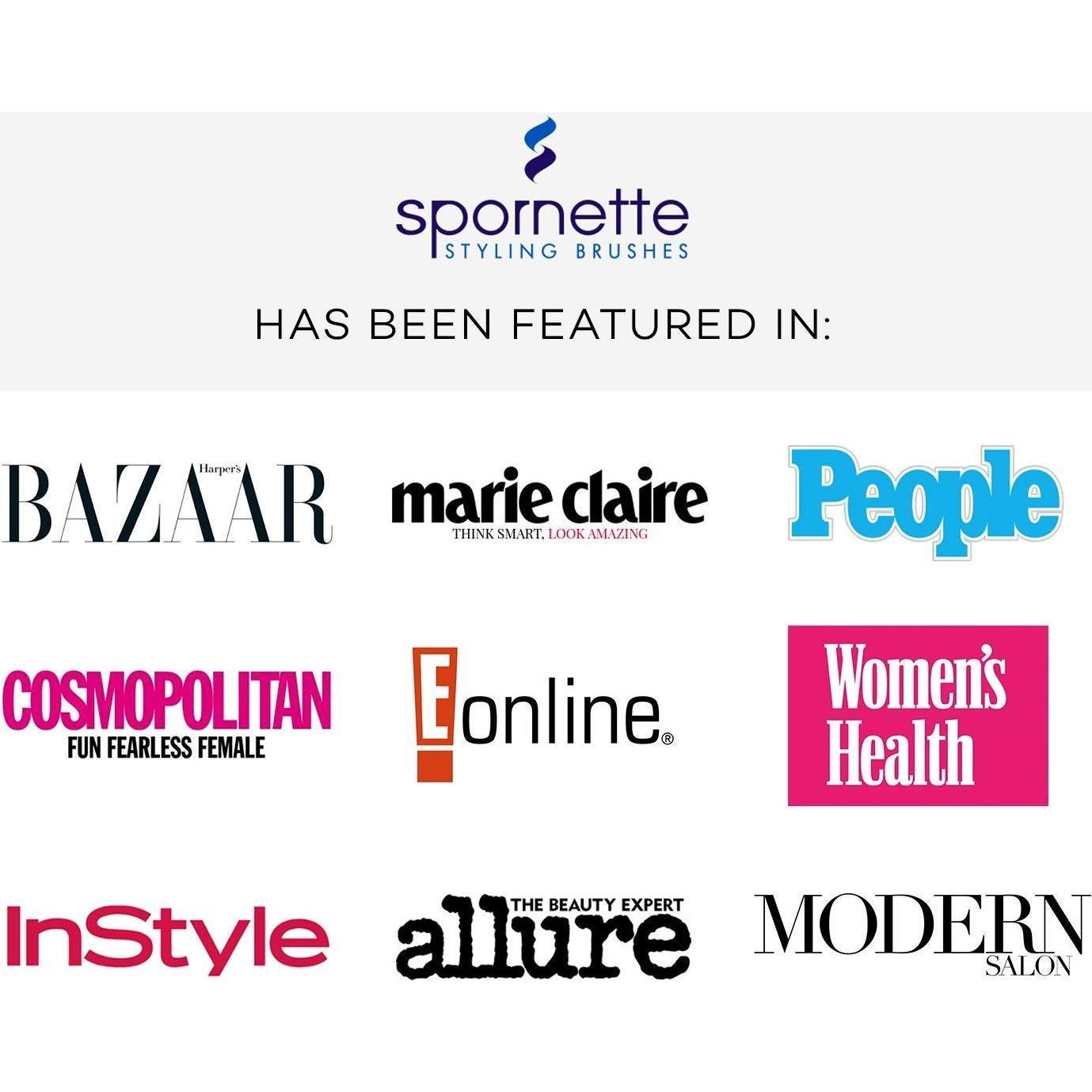 Cepillo de Paleta Spornette 472 Rosa Iónico para Desenredar