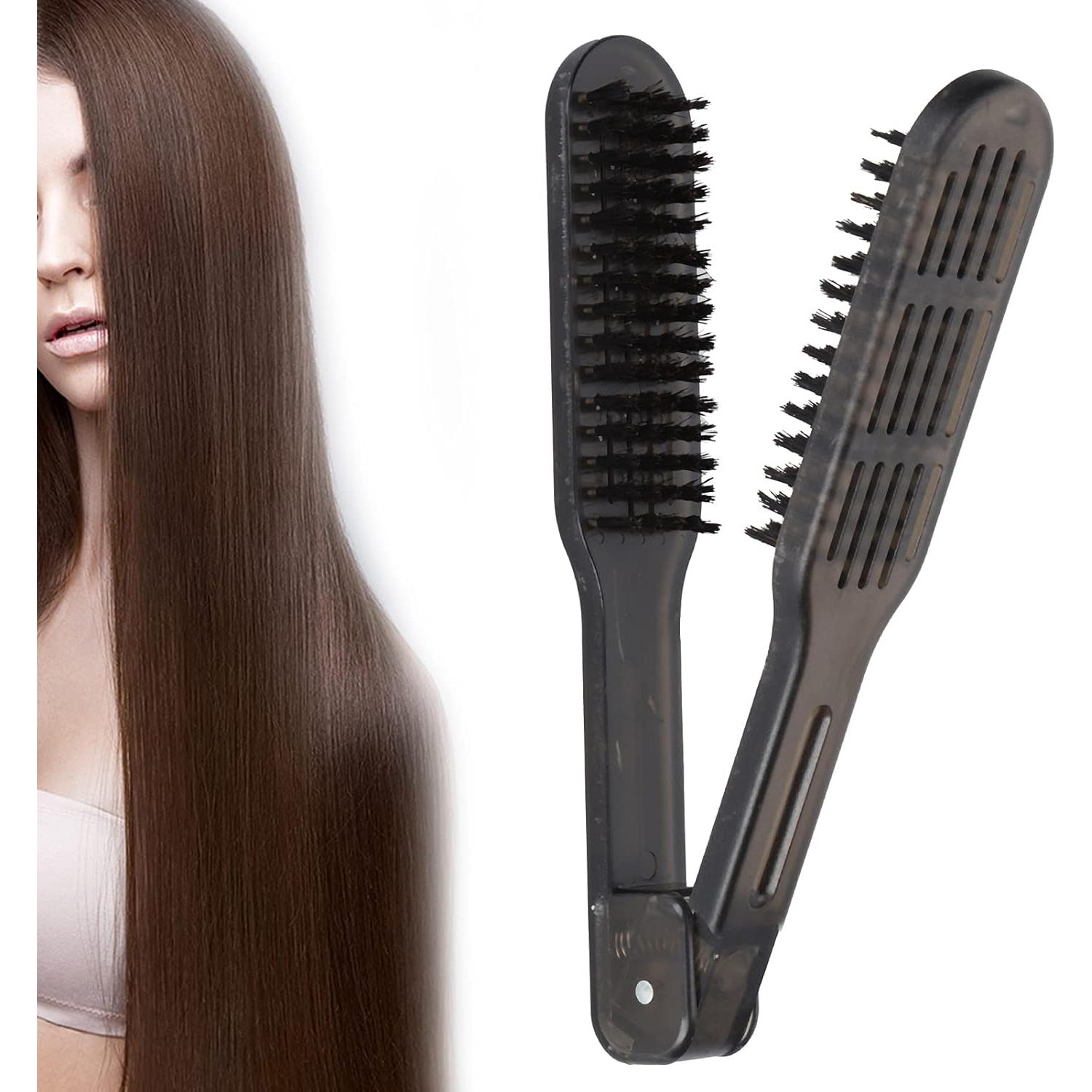 Cepillo Alisador Antiestático Doble Cara Yosoo 22.9x4.5cm