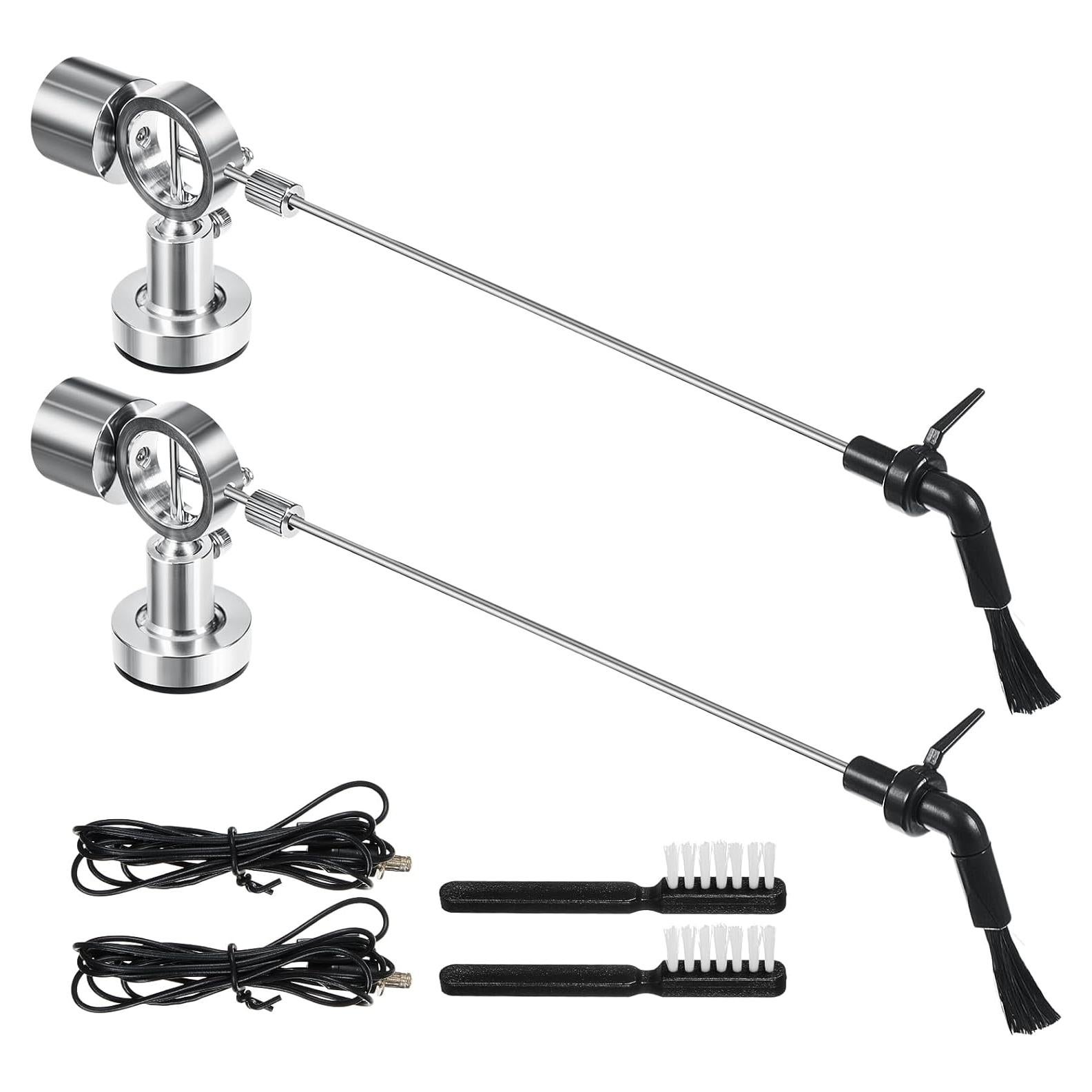 Set de Limpieza de Discos de Vinilo Tellegloww - 2 Juegos con Cepillo Antiestático de Fibra de Carbono