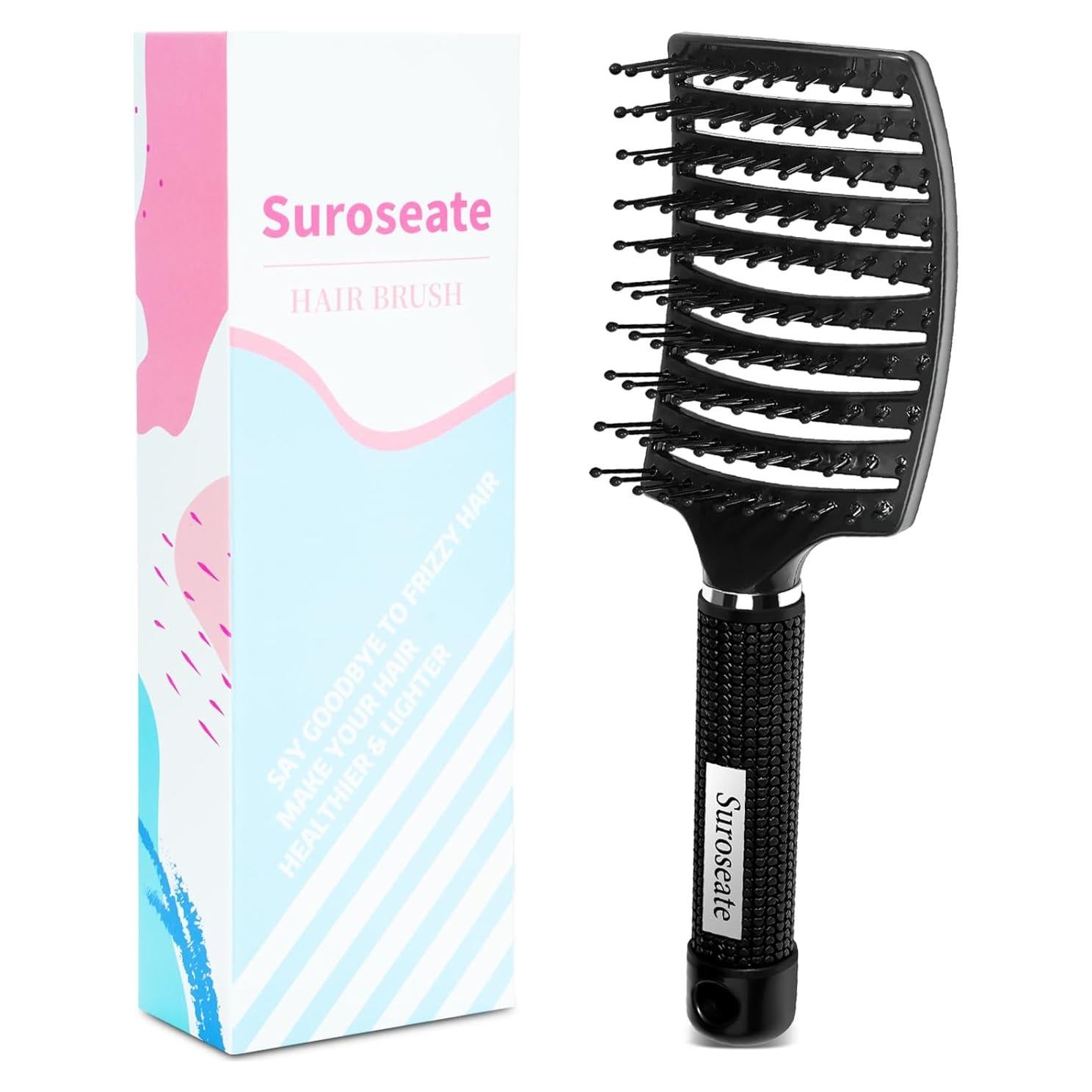 Cepillo Desenredante Suroseate Curvado Ventilado - Sin Dolor