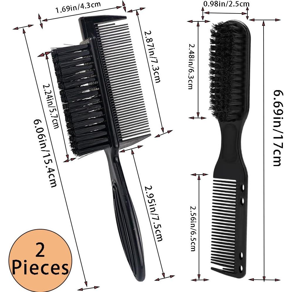 Cepillo de Peluquería 2 en 1 OULIGET Doble Cabeza Negro