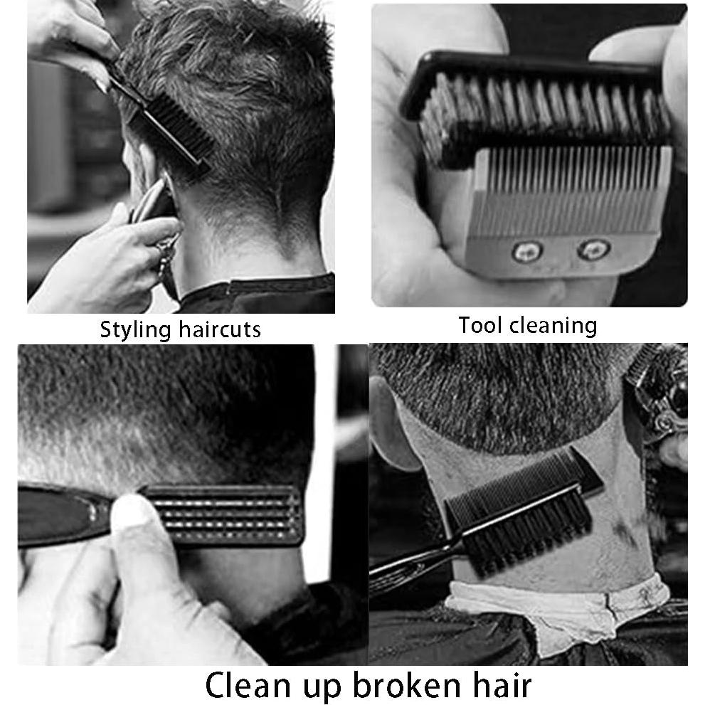 Cepillo de Peluquería 2 en 1 OULIGET Doble Cabeza Negro