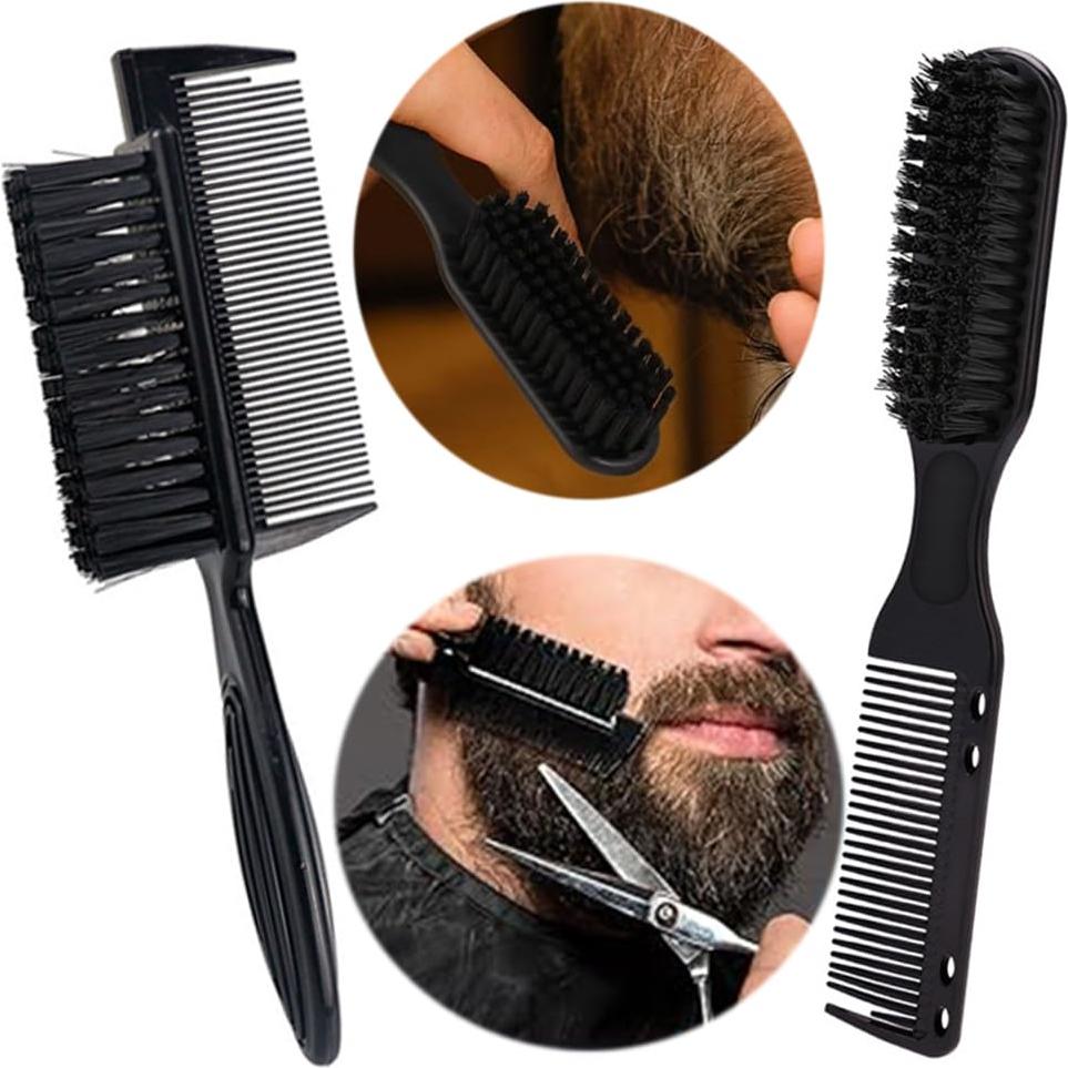 Cepillo de Peluquería 2 en 1 OULIGET Doble Cabeza Negro