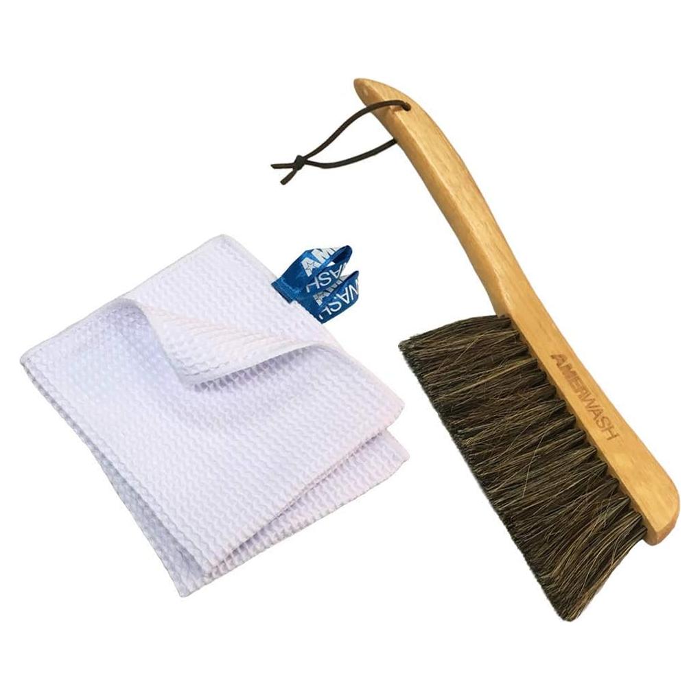 Cepillo de mostrador AMERWASH PLUS con cerdas de pelo de caballo