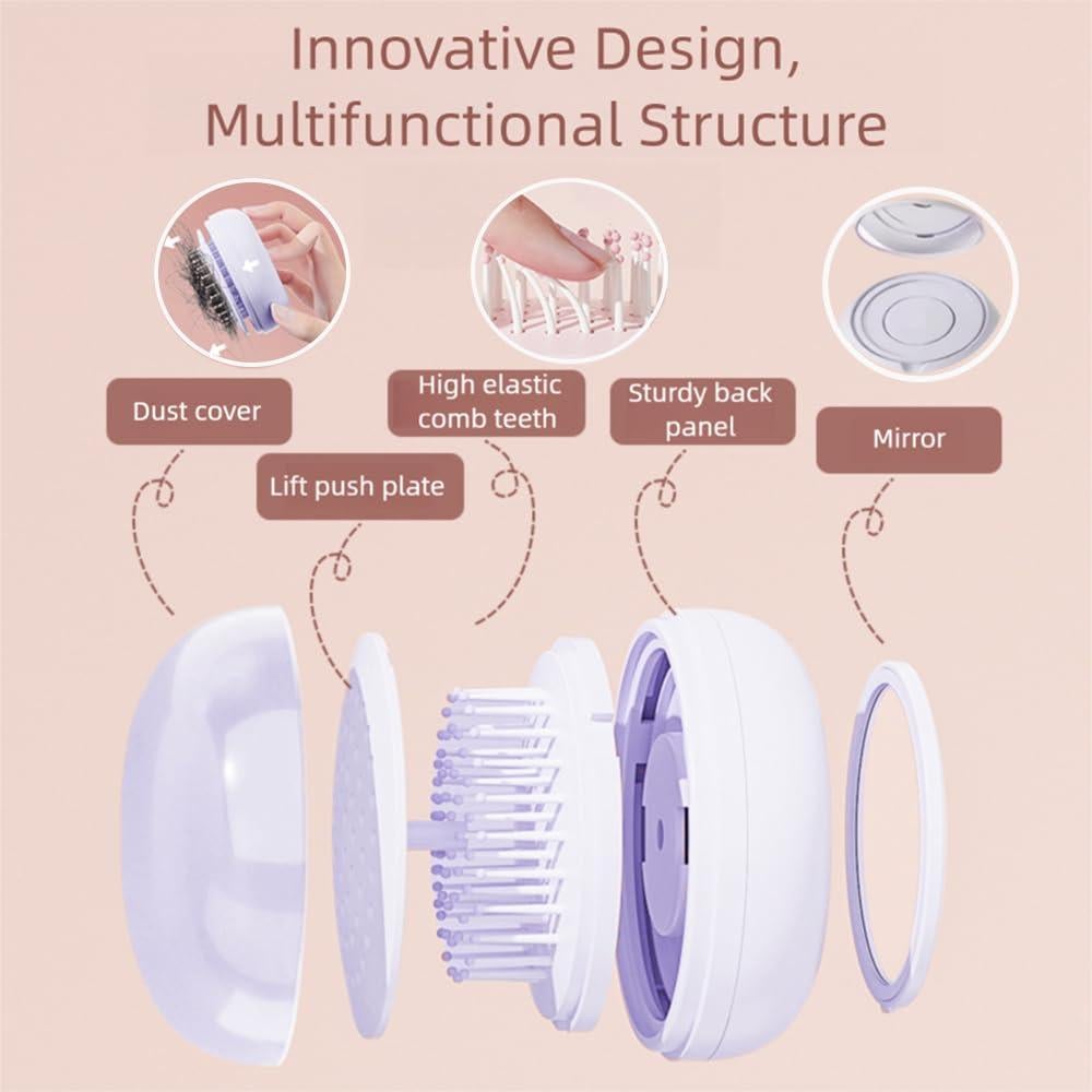 Cepillo de limpieza automática Xinqirity mini púrpura 8.41x5.49cm