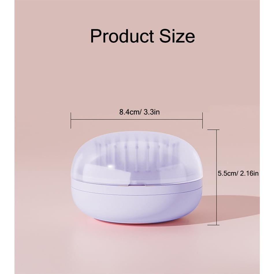 Cepillo de limpieza automática Xinqirity mini púrpura 8.41x5.49cm