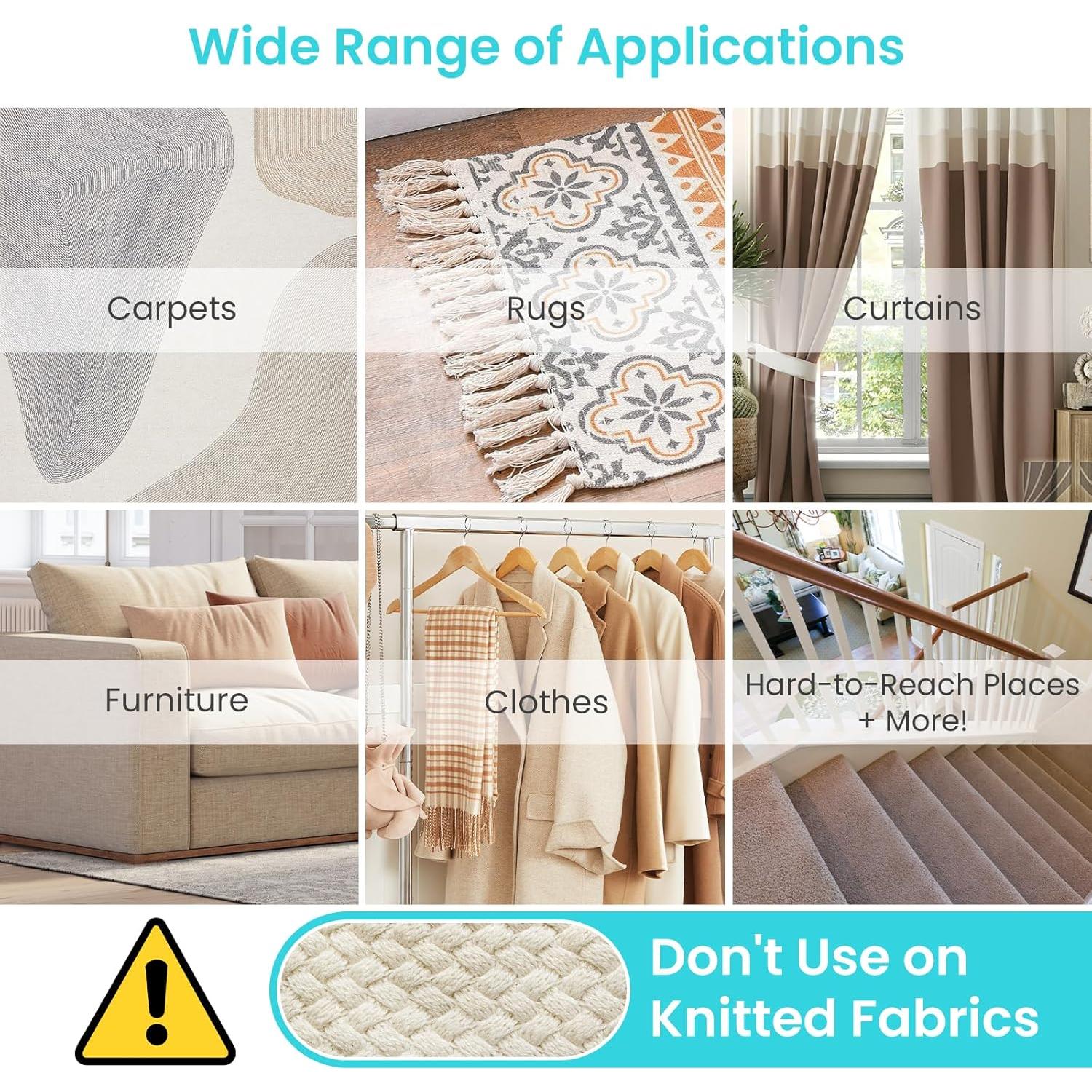 Rastrillo de Alfombra Bolfie 3 en 1 para Pelo de Mascotas 142 cm