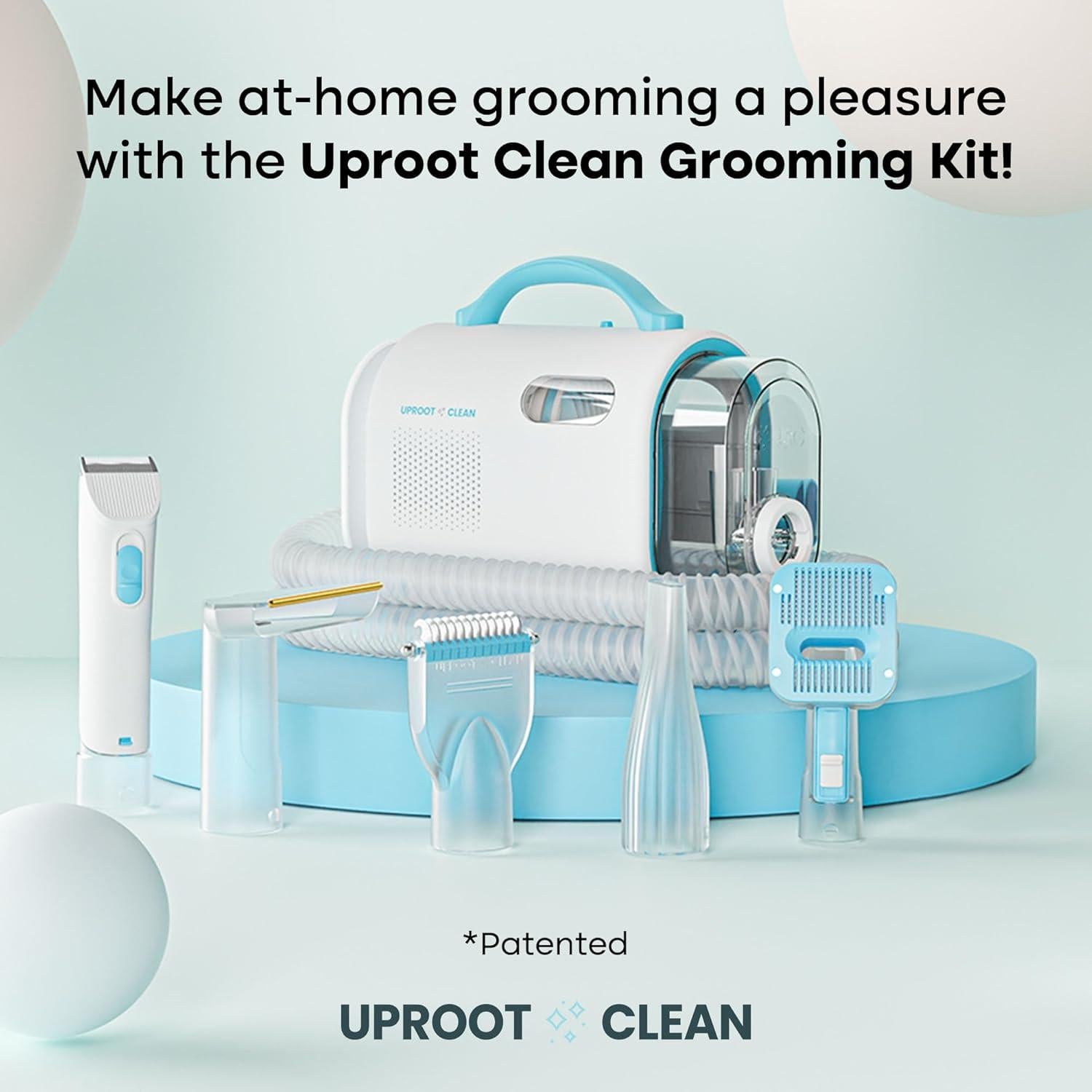 Kit de Aspiradora Uproot Clean 7 en 1 para Aseo de Mascotas
