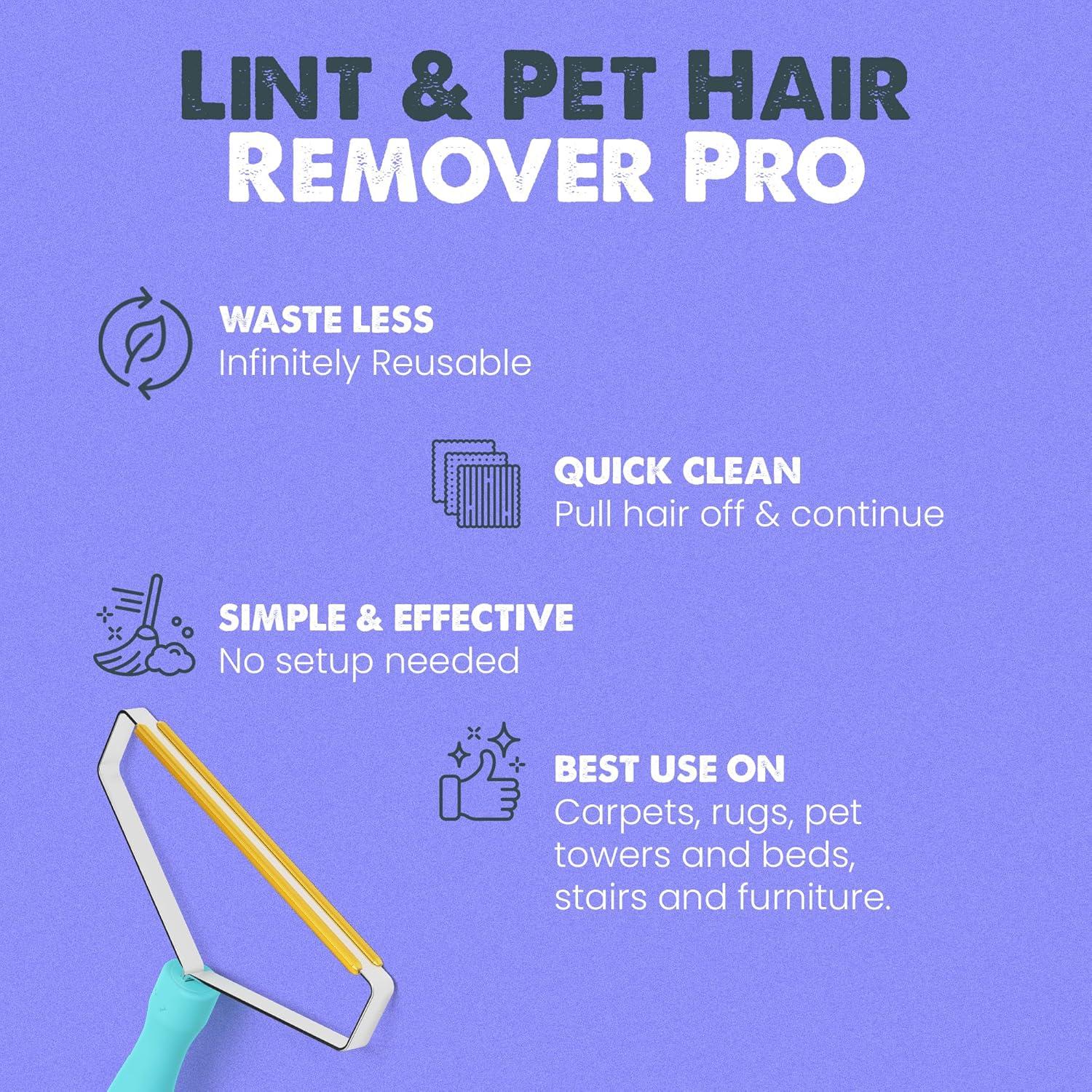 Removedor de Pelo de Mascotas Uproot Clean Pro - Manual - Azul