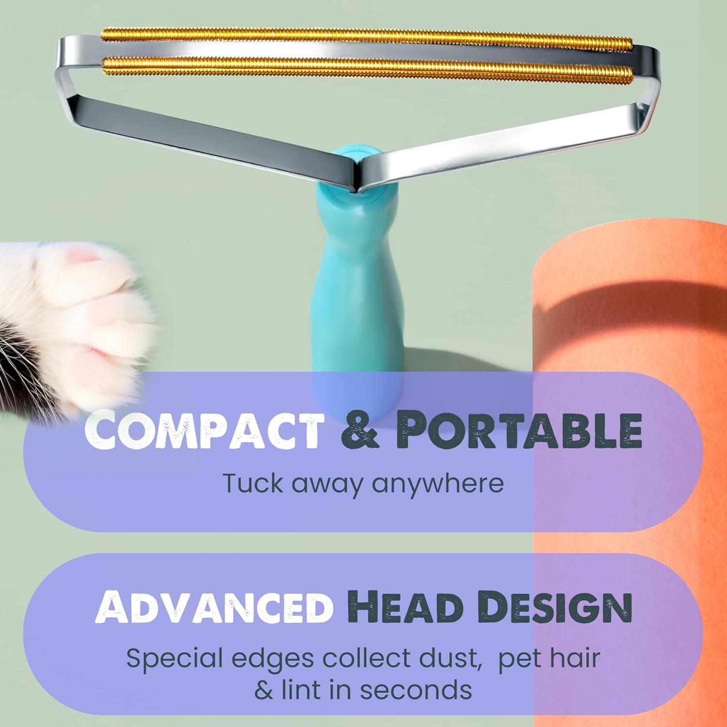 Removedor de Pelo de Mascotas Uproot Clean Pro - Manual - Azul