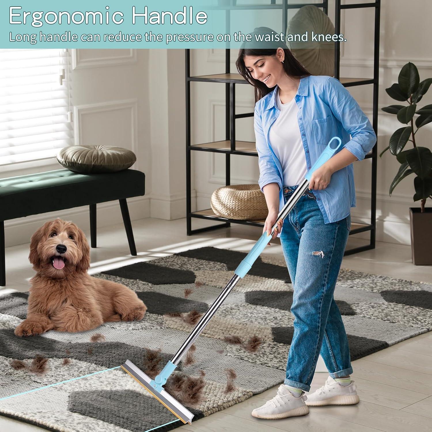 Juego de Quitapelos para Mascotas Baspee - 4 Paquetes, Azul