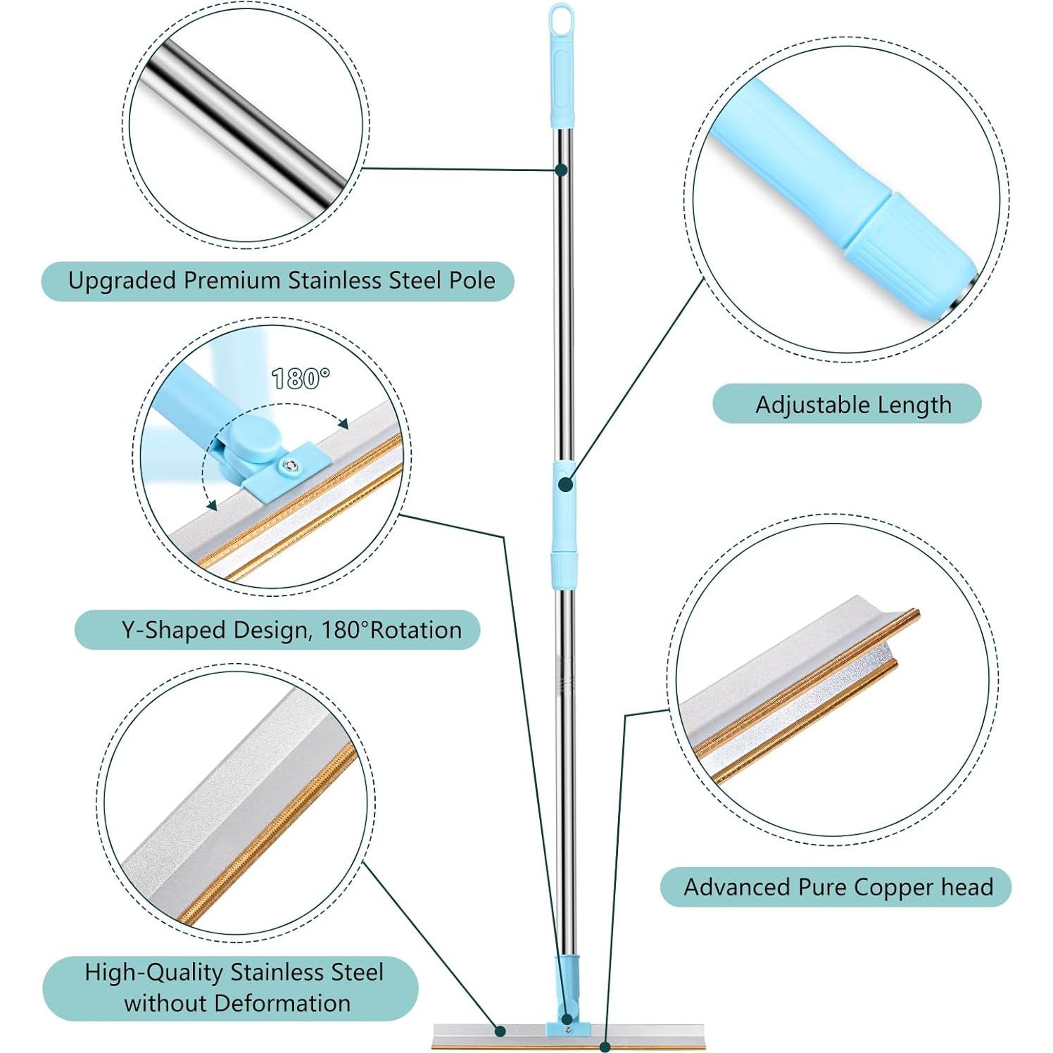 Juego de Quitapelos para Mascotas Baspee - 4 Paquetes, Azul