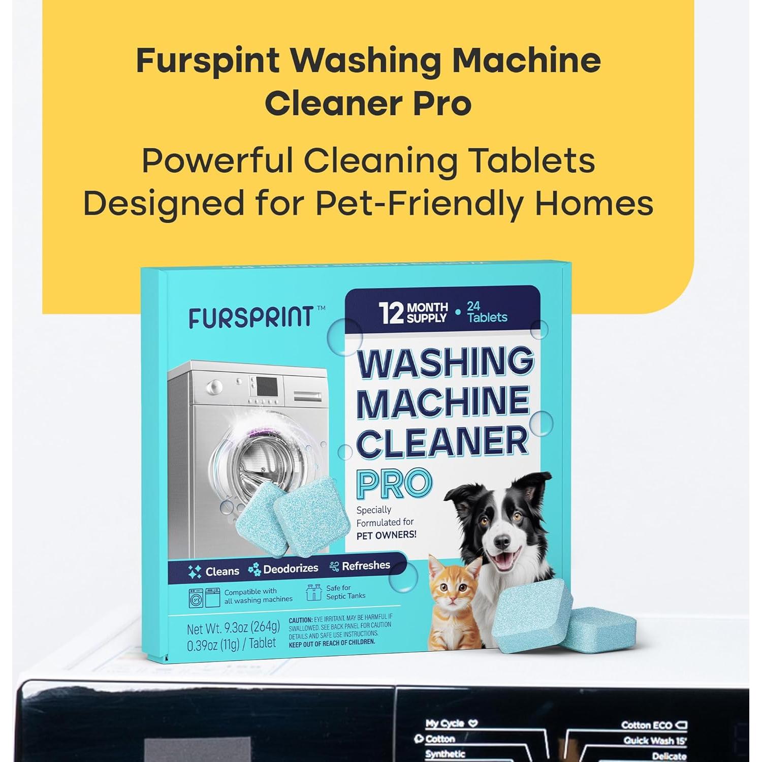 Tabletas Limpiadoras de Lavadora Uproot Lint - 24 Unidades