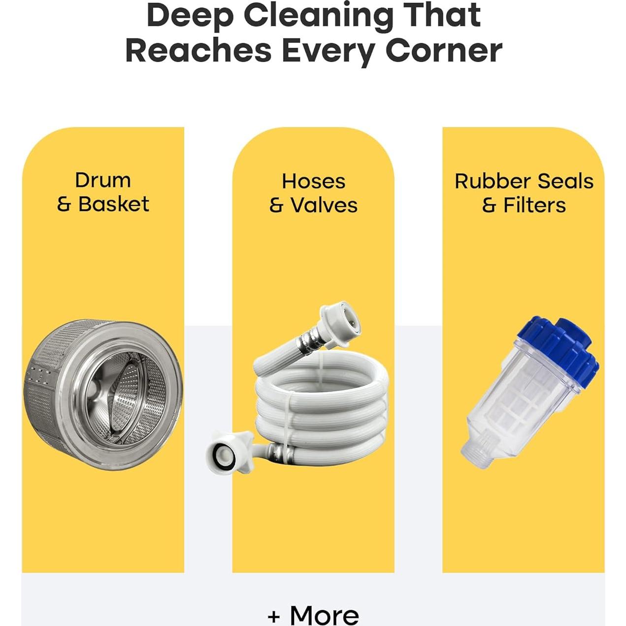 Tabletas Limpiadoras de Lavadora Uproot Lint - 24 Unidades