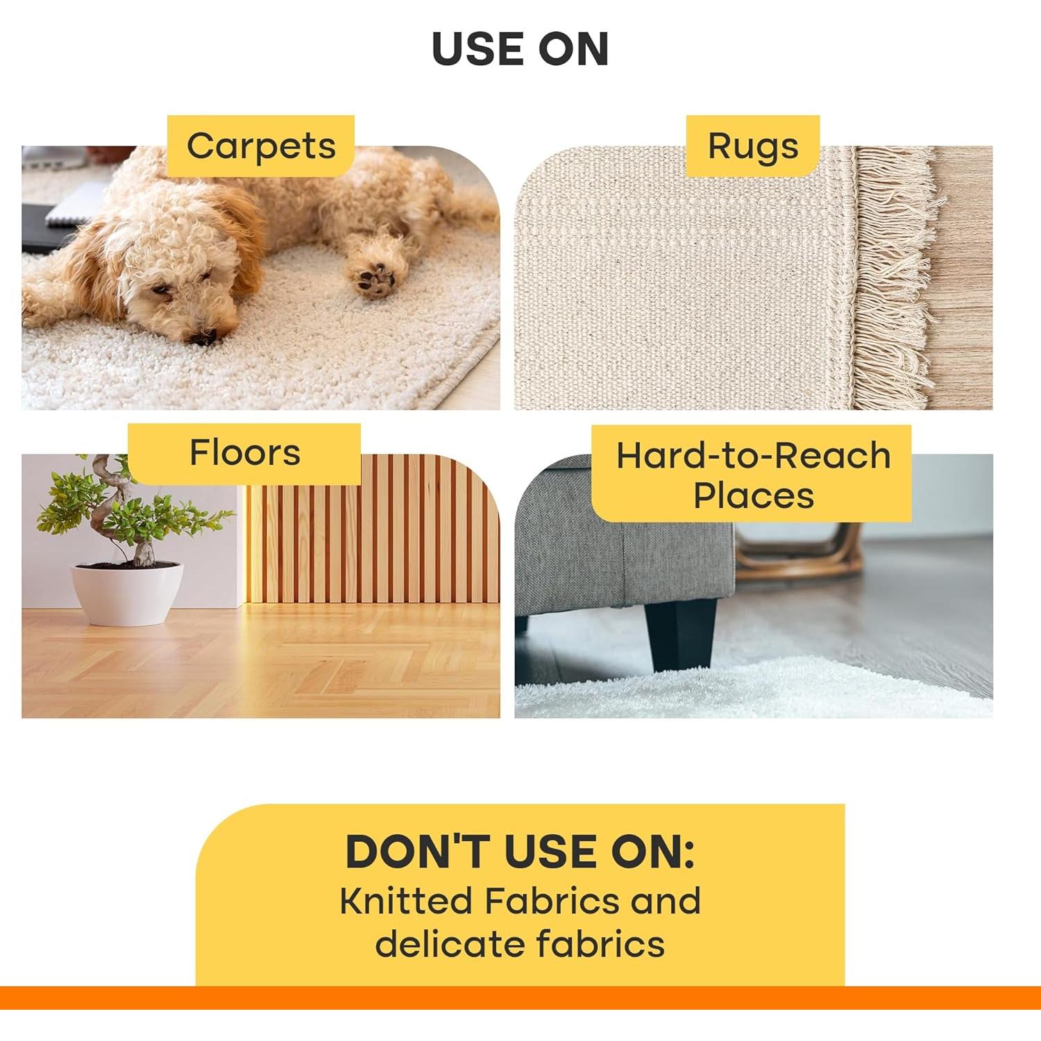 Cepillo para Alfombra Uproot Lint Xtra - 60" para Pelo de Mascotas