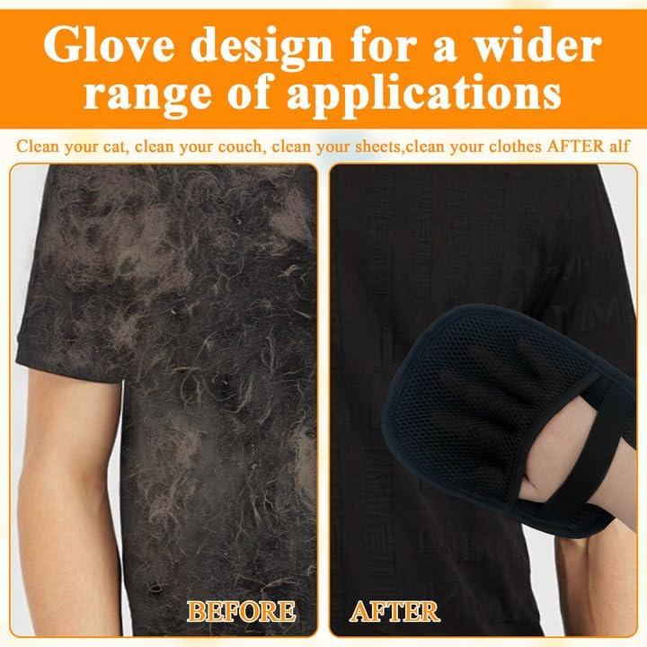 Guante Electroestático Giococo para Remoción de Pelo de Mascotas
