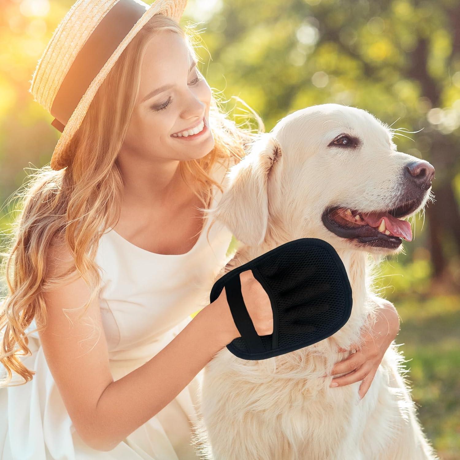 Guante Electroestático Giococo para Remoción de Pelo de Mascotas