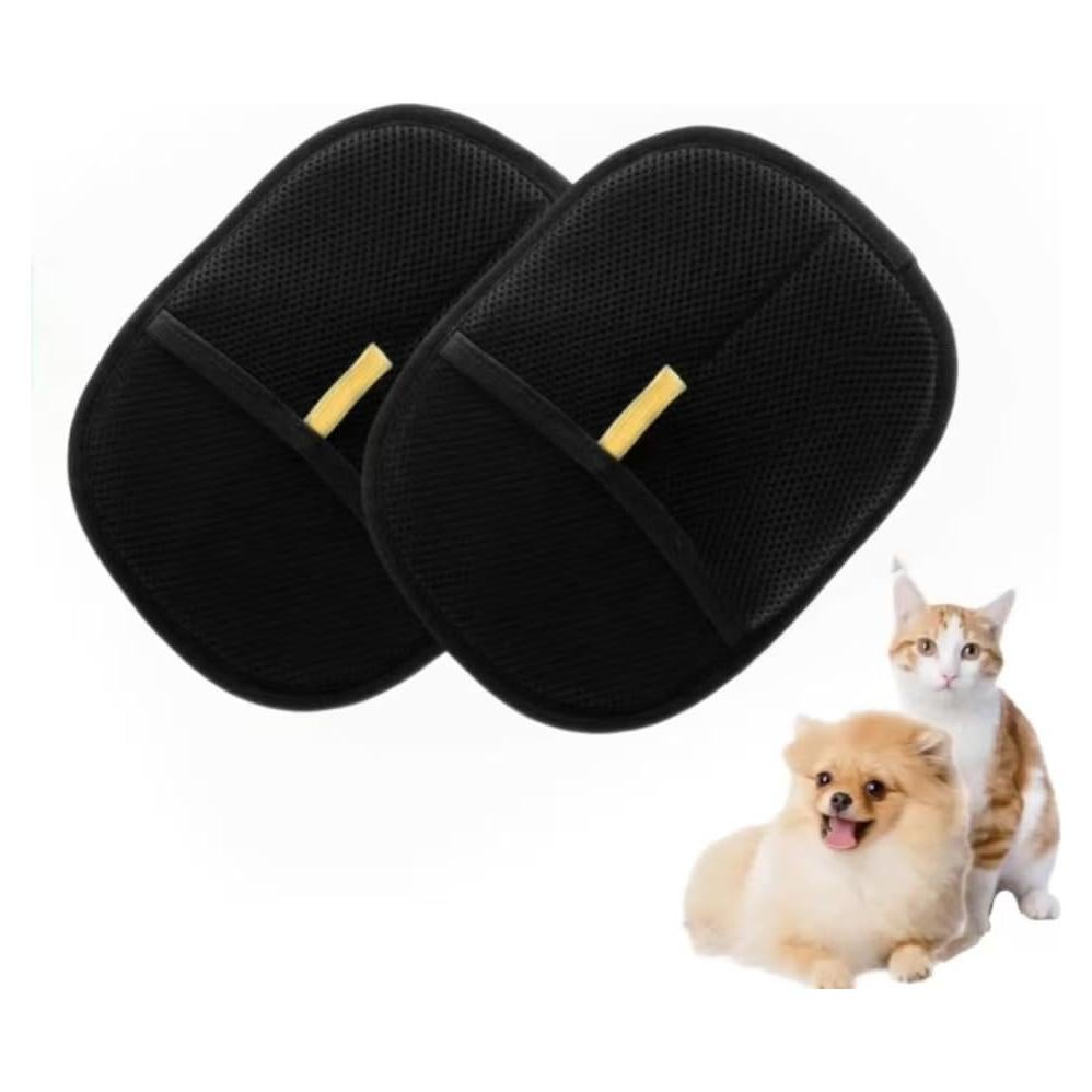 Guantes de Aseo para Mascotas JYCCYLF 2PCS Doble Cara