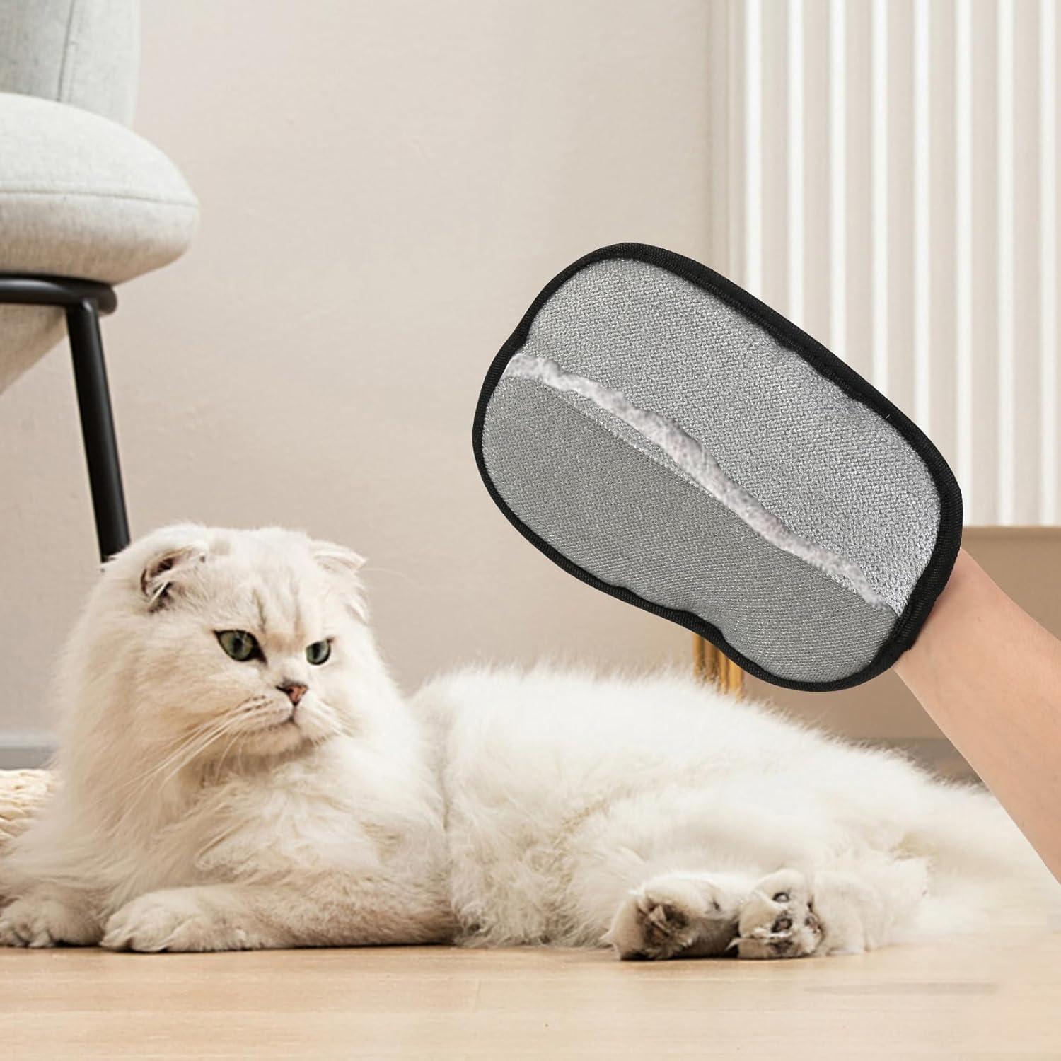 Guantes de Aseo para Mascotas Yummy Sam 2 Pcs Doble Cara