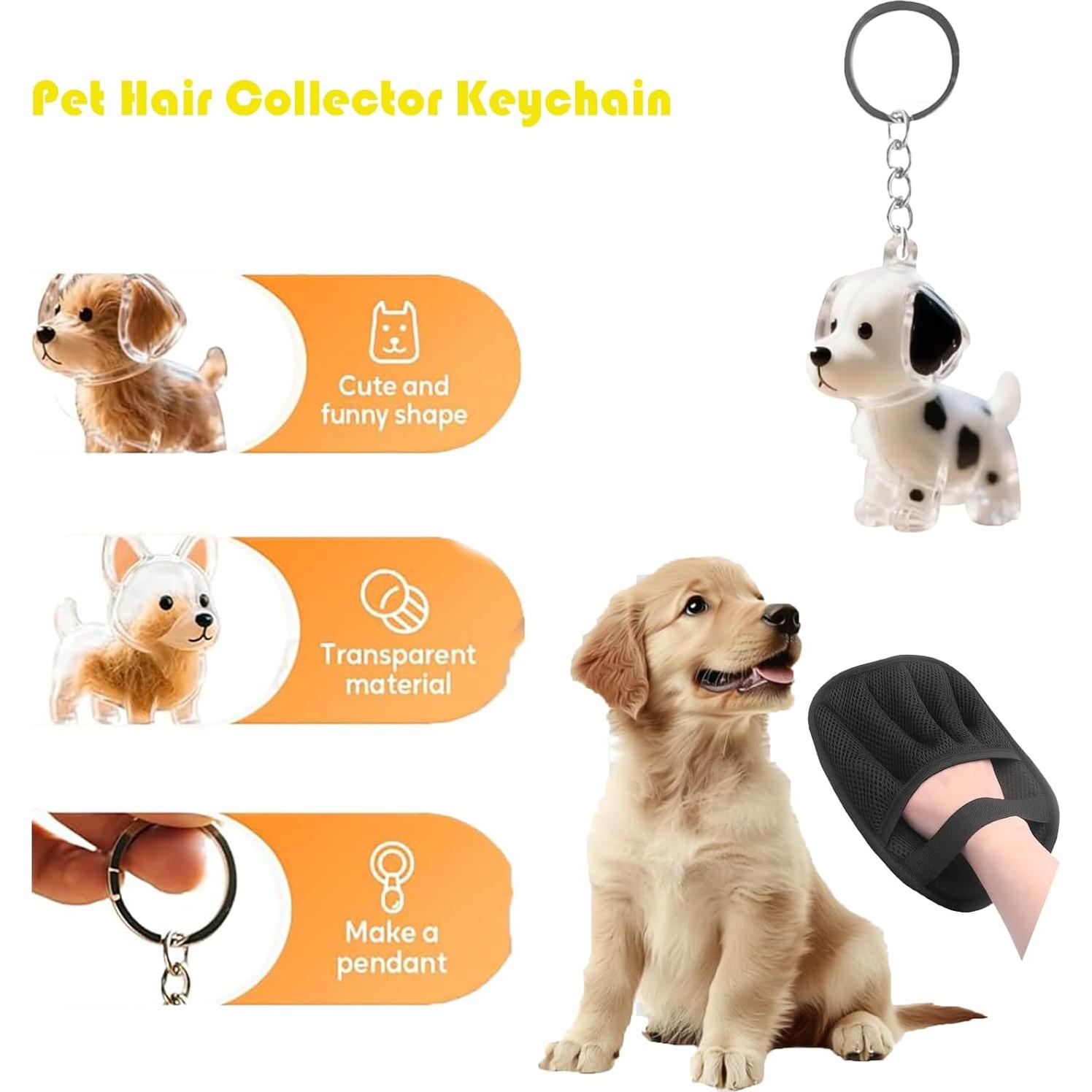 Guantes Quitapelos Electroestáticos BHXGLWK 2 Piezas Mascotas