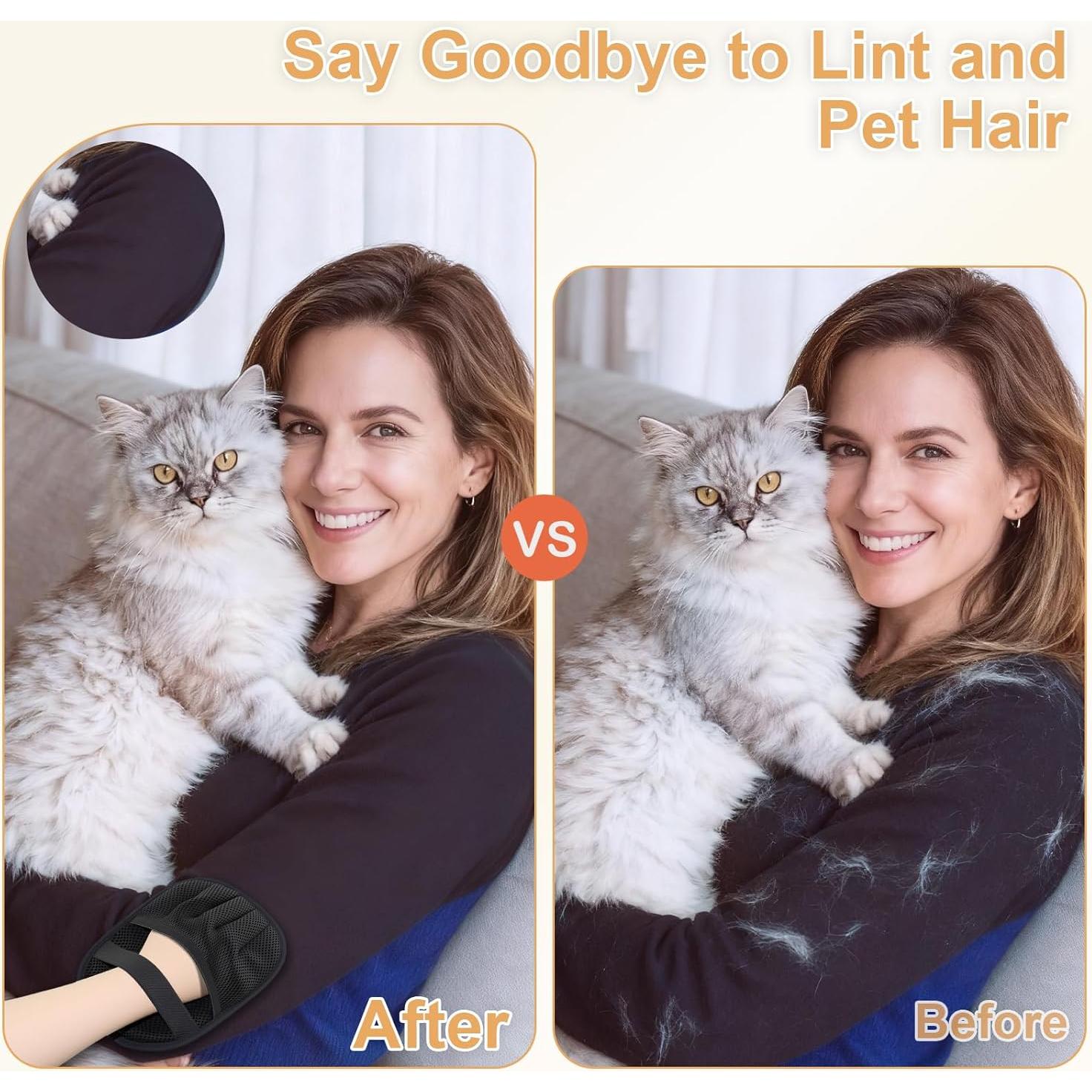 Guante Electroestático para Pelo de Mascotas CNWDTLS 22.5x16.5cm